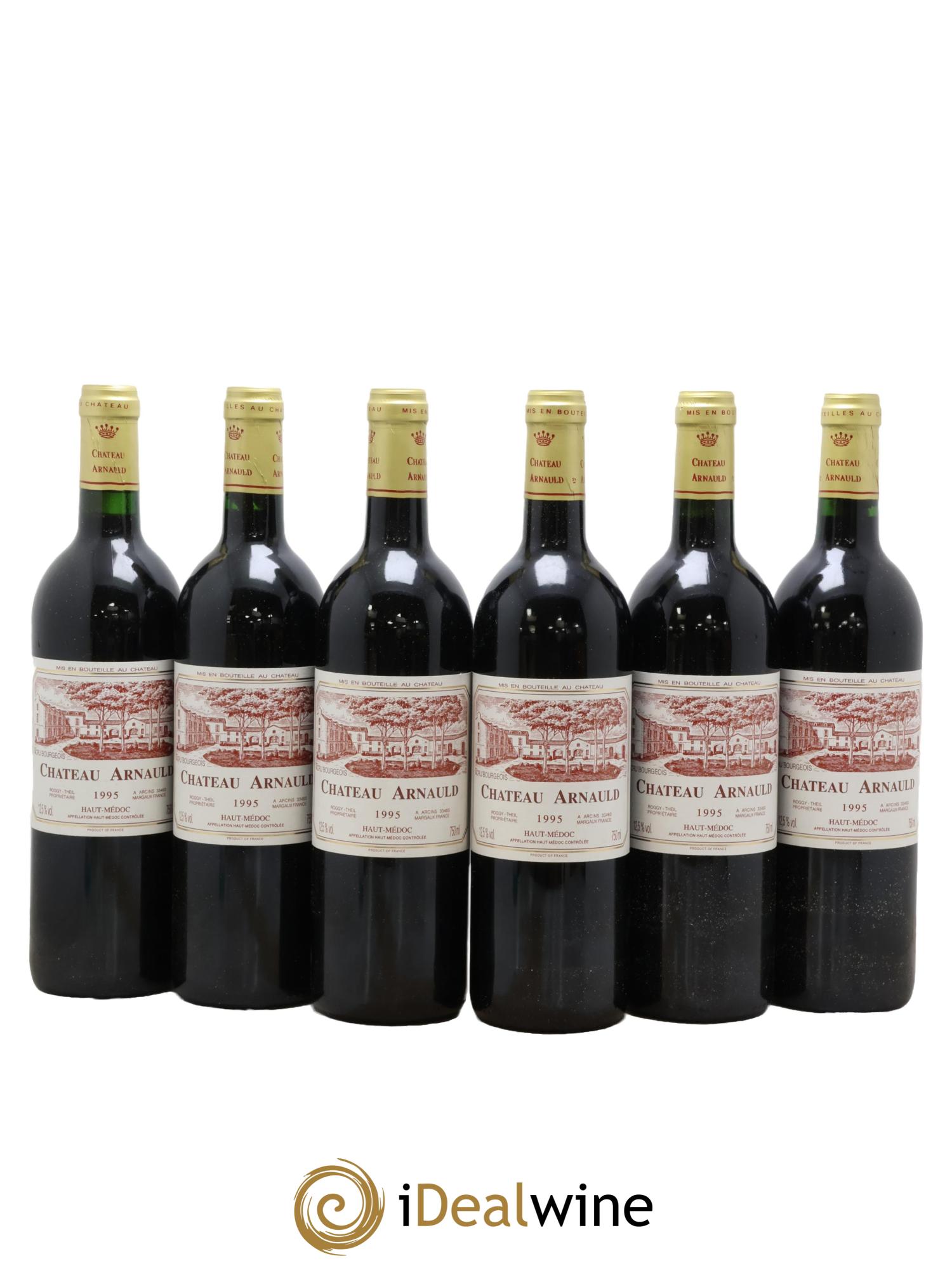 Haut Médoc Château Arnauld 1995 - Lot de 6 bouteilles - 0