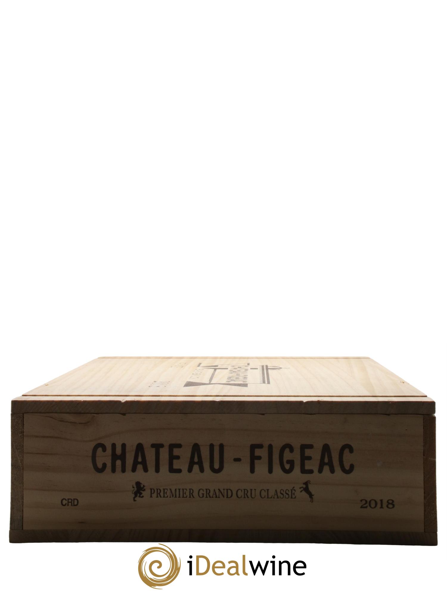 Château Figeac 1er Grand Cru Classé A  2018 - Lot of 6 bottles - 5