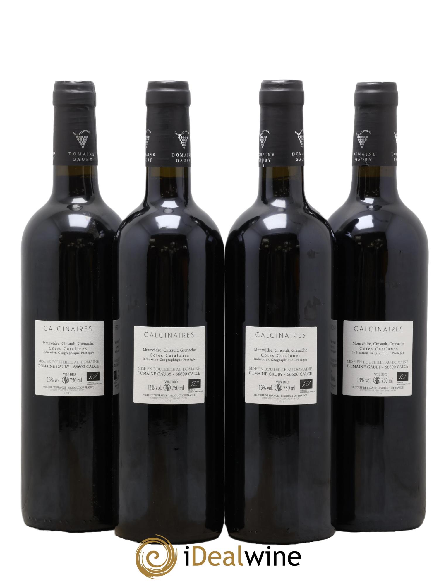 Côtes Catalanes Les Calcinaires Gauby (Domaine) 2022 - Lot de 4 bouteilles - 1
