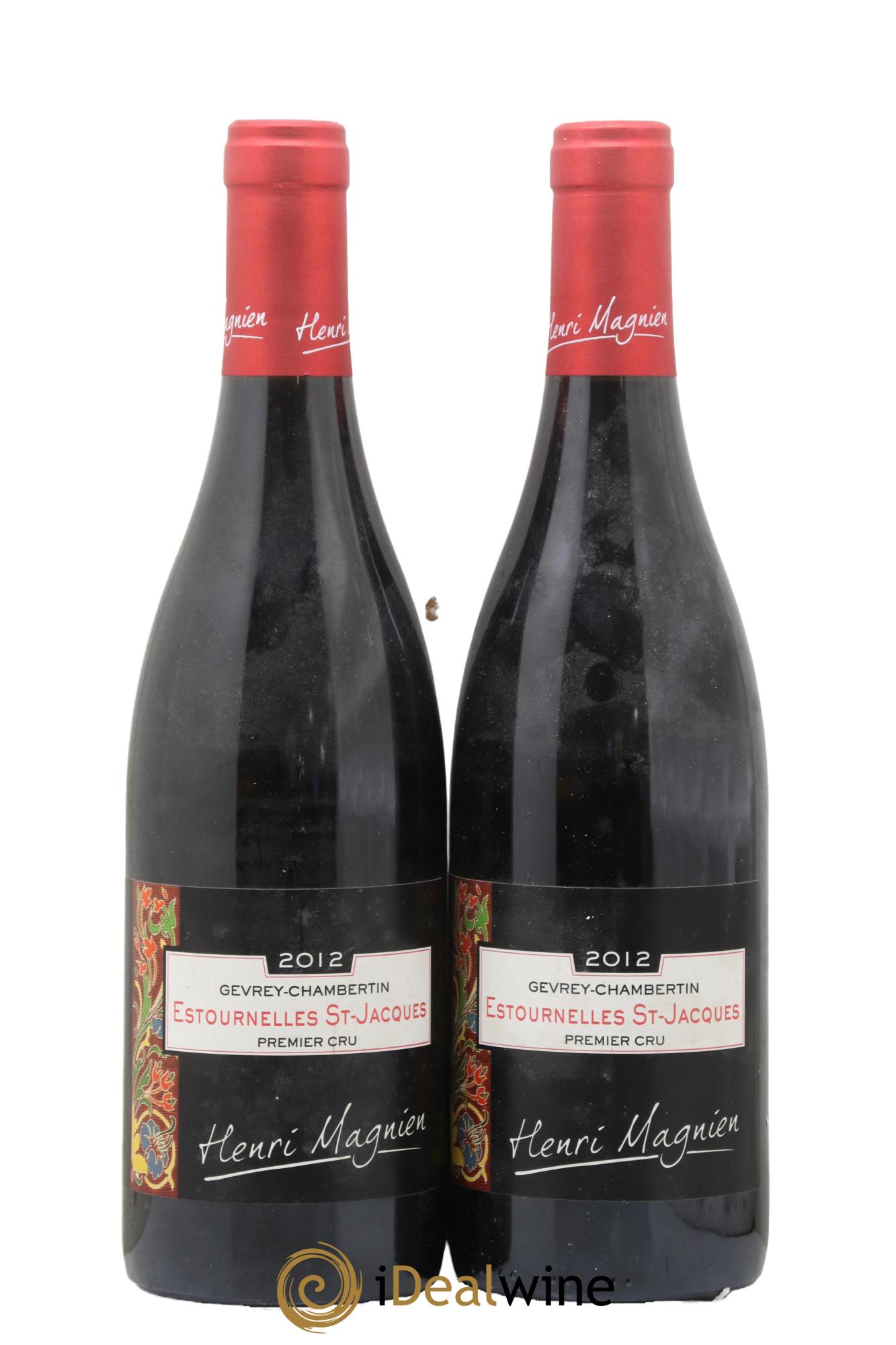Gevrey-Chambertin 1er Cru Estournelles Saint-Jacques Henri Magnien (Domaine) 2012 - Lot of 2 bottles - 0