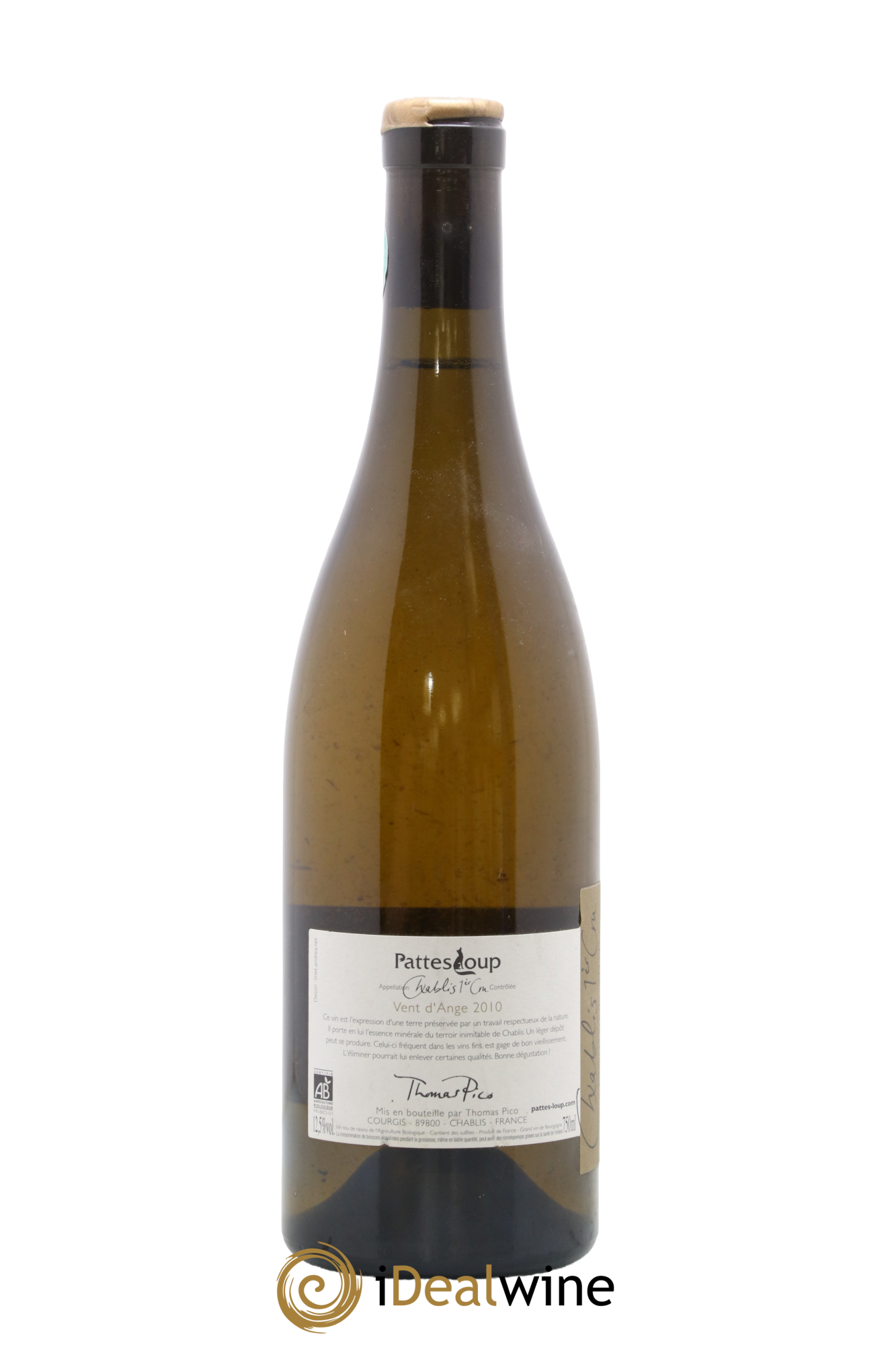 Chablis 1er Cru Montmain Pattes Loup (Domaine) 2010 - Lot de 1 bouteille - 1