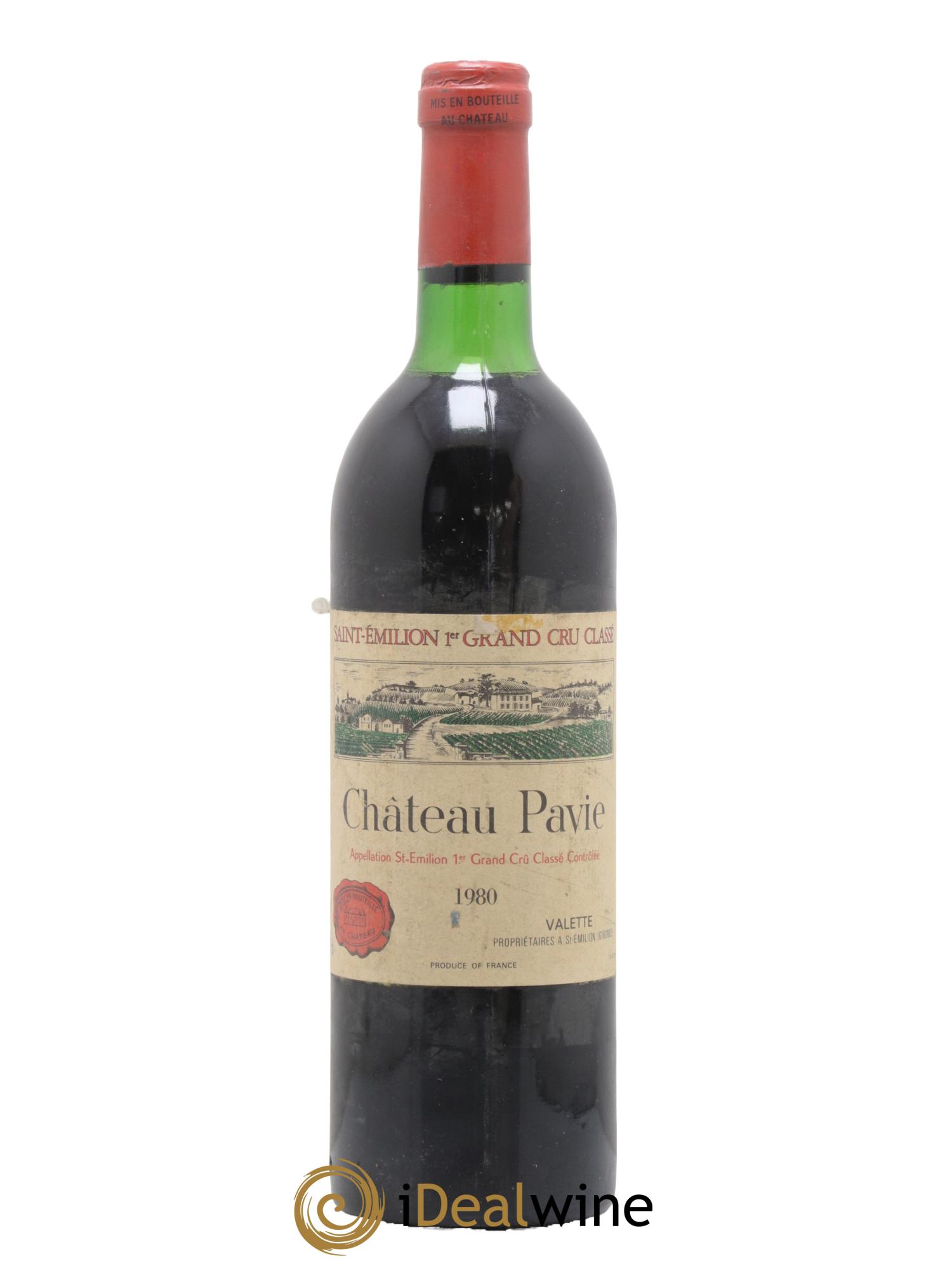 Château Pavie 1er Grand Cru Classé A 1980 - Lot de 1 bouteille - 0