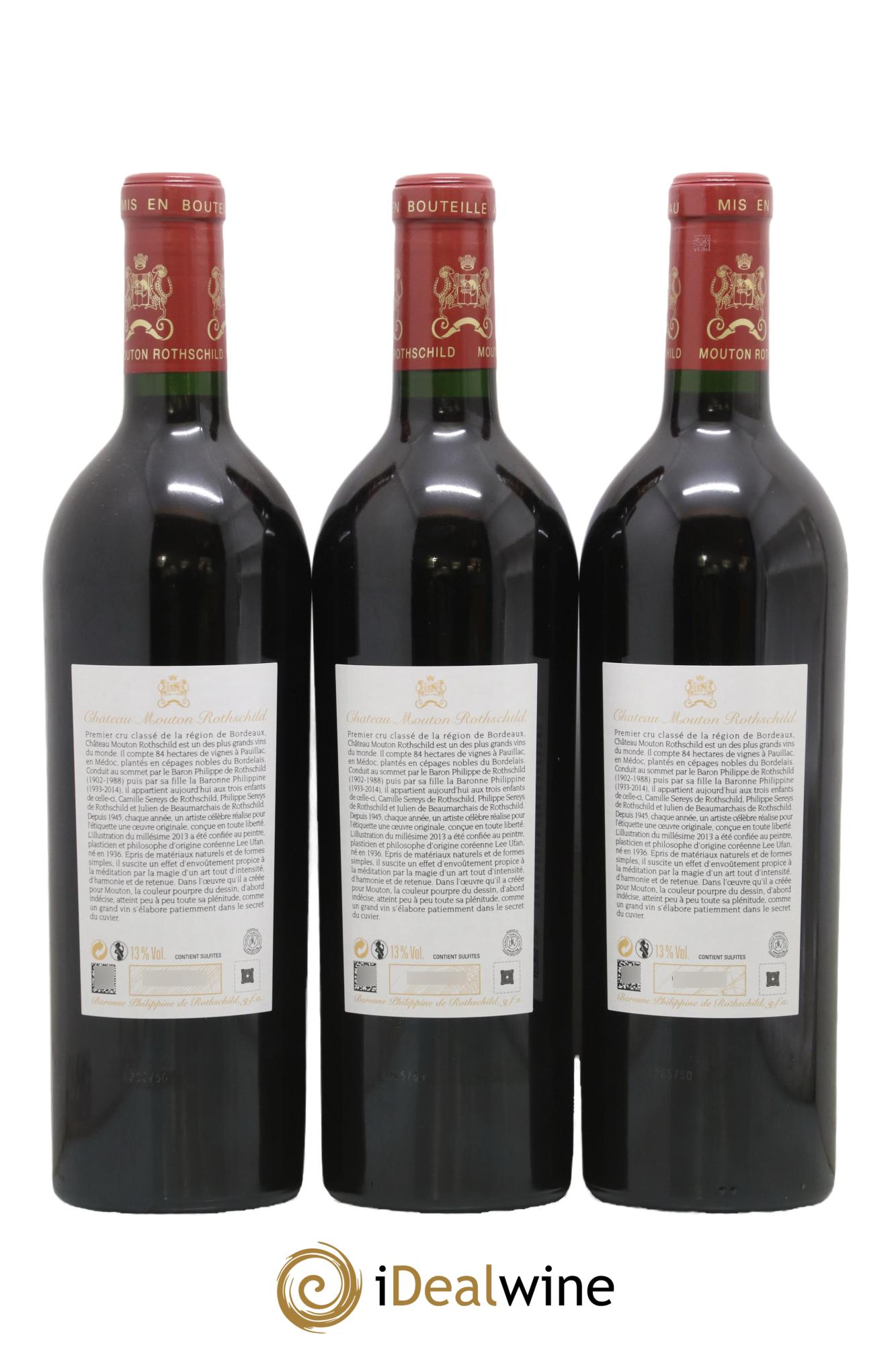 Château Mouton Rothschild 1er Grand Cru Classé 2013 - Lot de 6 bouteilles - 4