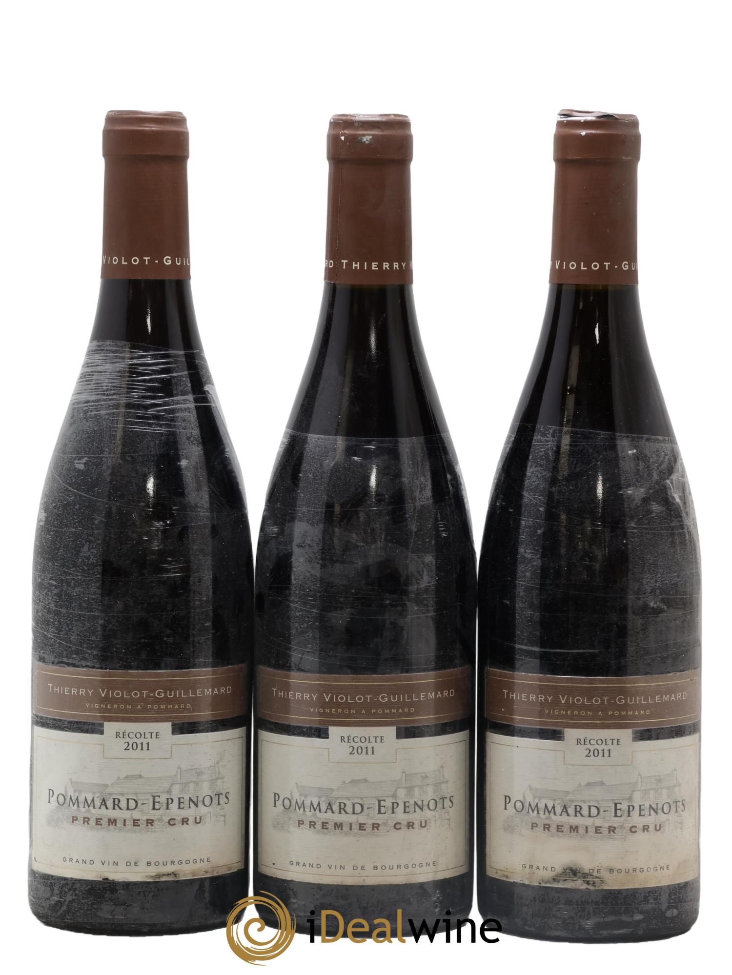 Pommard 1er Cru Les Epenots Violot-Guillemard 2011 - Lot de 3 bouteilles - 0