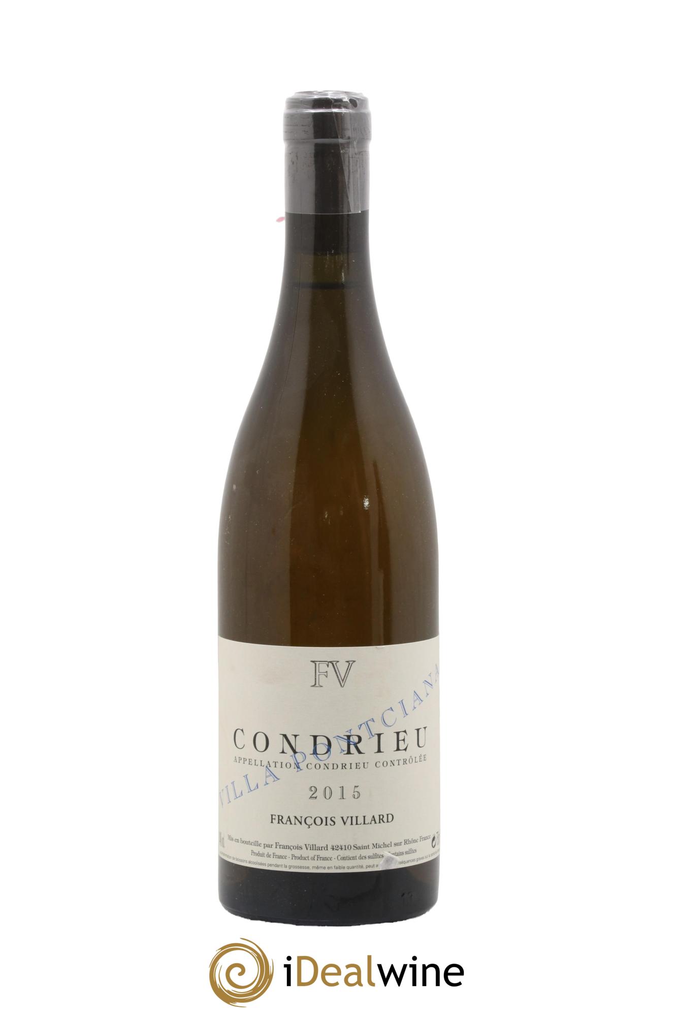 Condrieu Villa Pontciana François Villard 2015 - Lot de 1 bouteille - 0