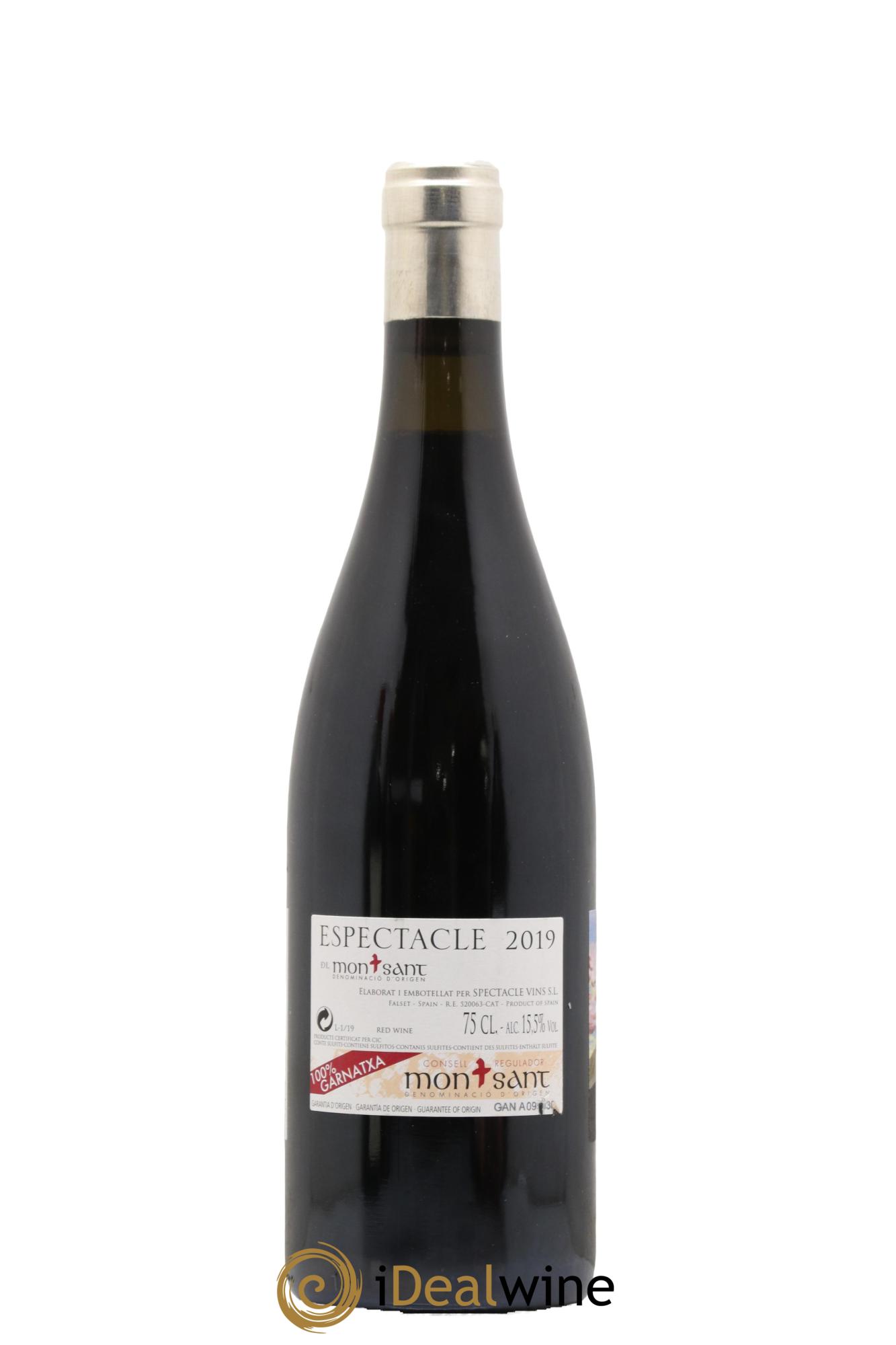 Montsant DO DO Espectacle del Montsant René Barbier 2019 - Lot de 1 bouteille - 1