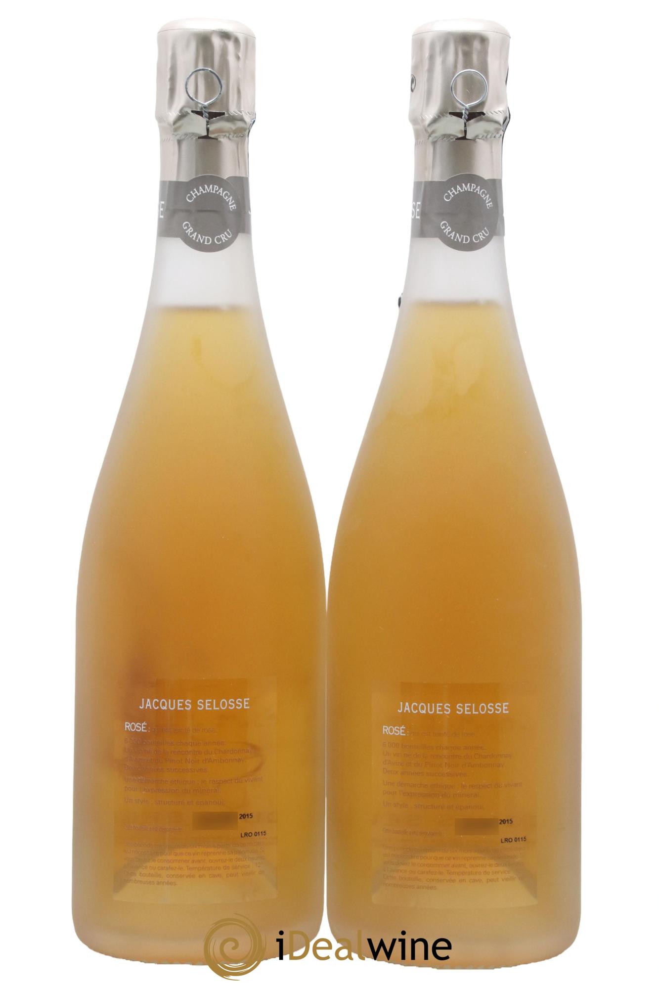 Rosé Brut Jacques Selosse - Lot de 2 bouteilles - 1