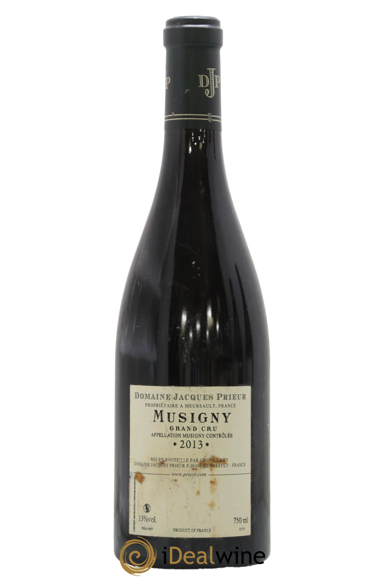 Musigny Grand Cru Jacques Prieur (Domaine) 2013 - Lot of 1 bottle - 1
