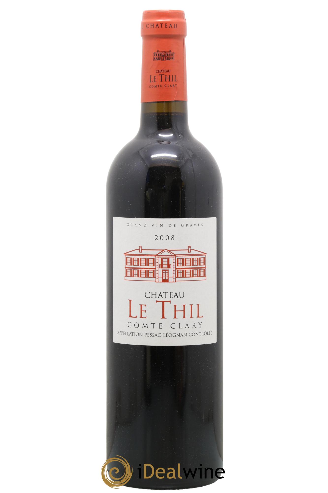 Château le Thil Comte Clary 2008 - Lot de 1 bouteille - 0