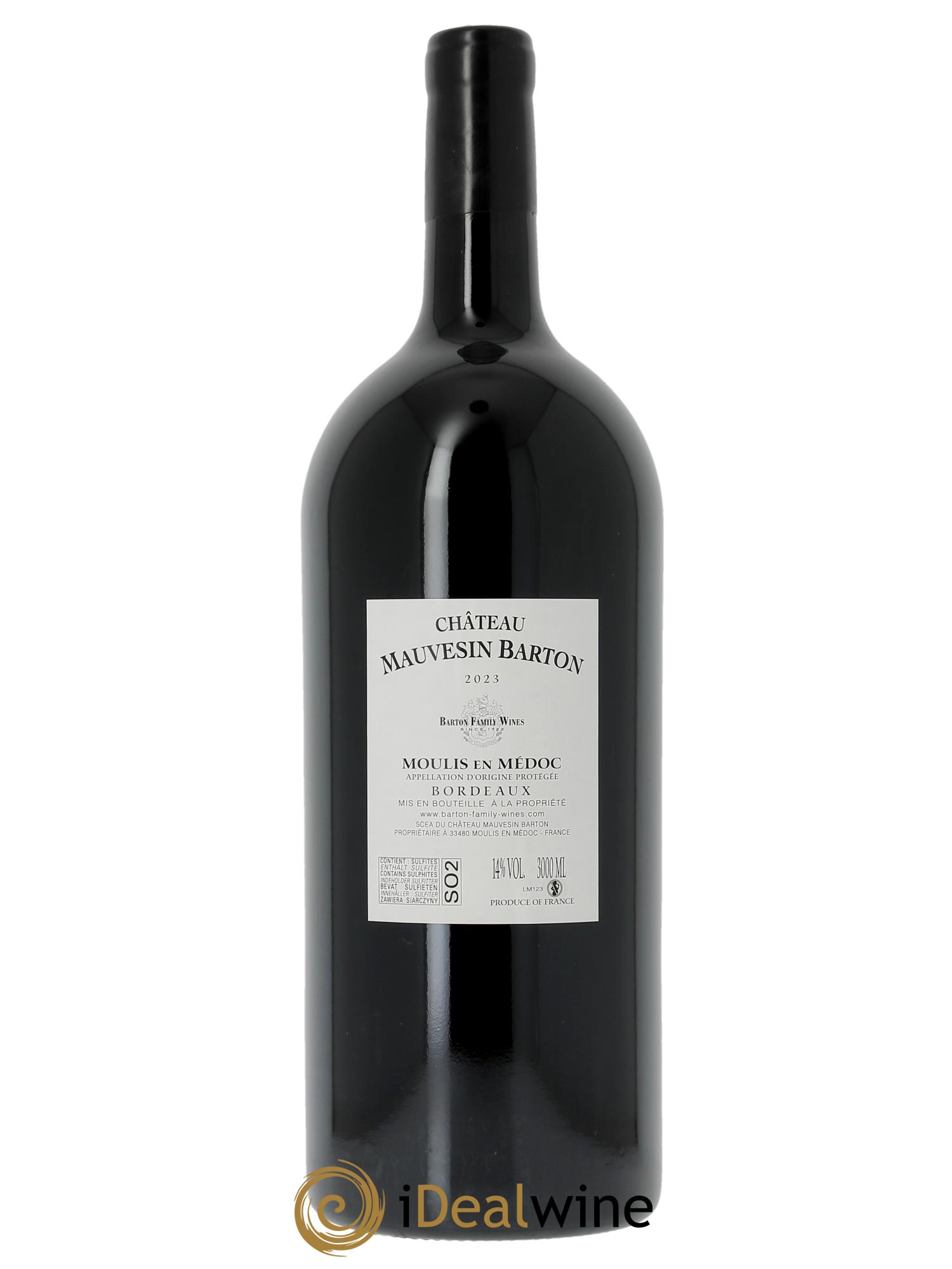 Château Mauvesin Barton  2023 - Lot de 1 double magnum - 2
