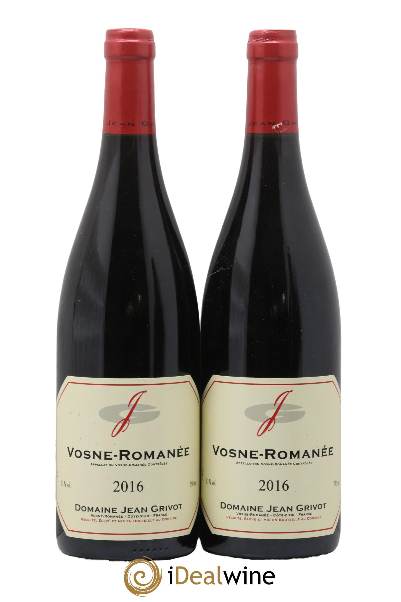 Vosne-Romanée Jean Grivot 2016 - Posten von 2 Flaschen - 0