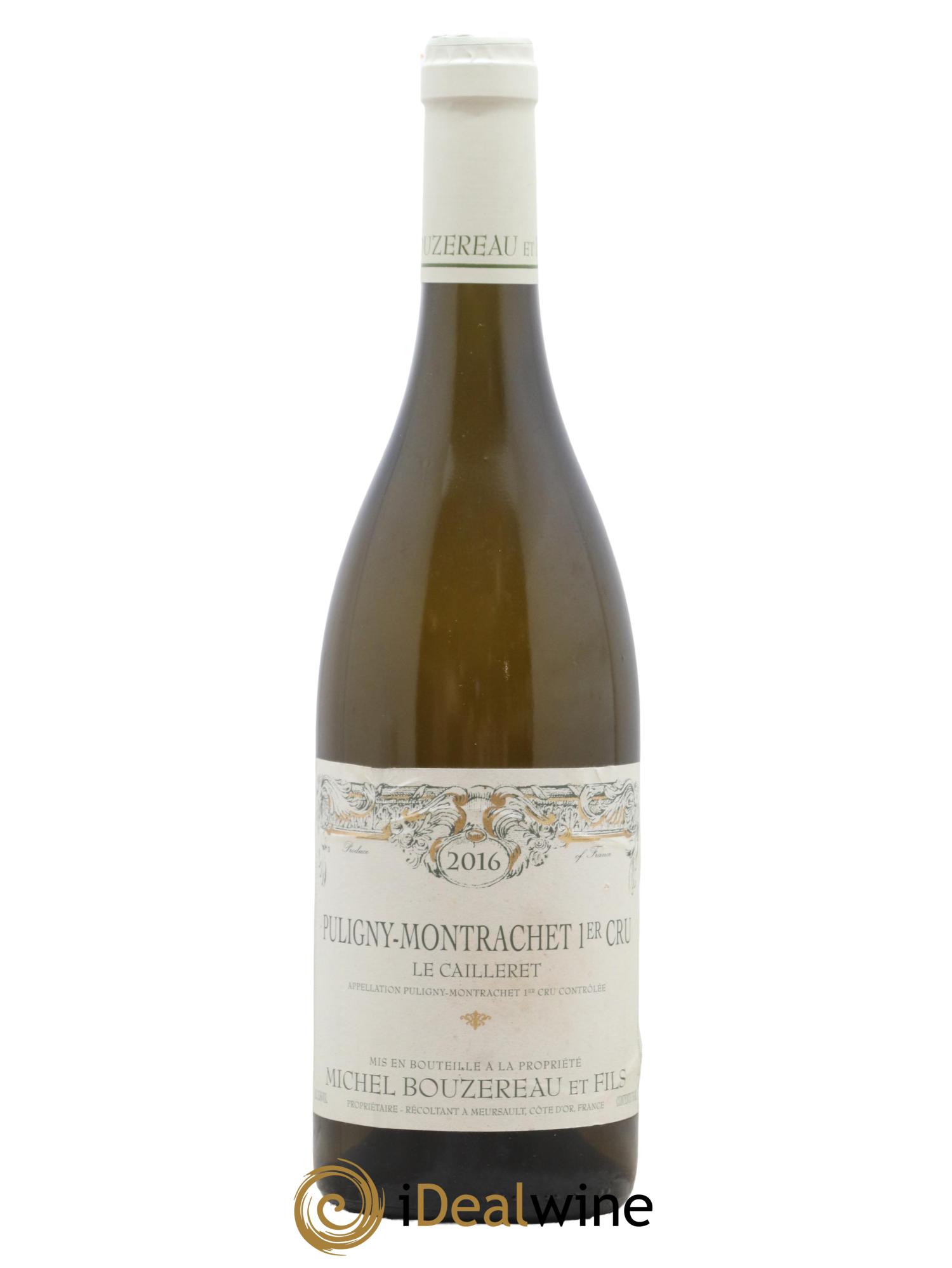 Puligny-Montrachet 1er Cru Le Cailleret Michel Bouzereau et Fils (Domaine) 2016 - Lot de 1 bouteille - 0