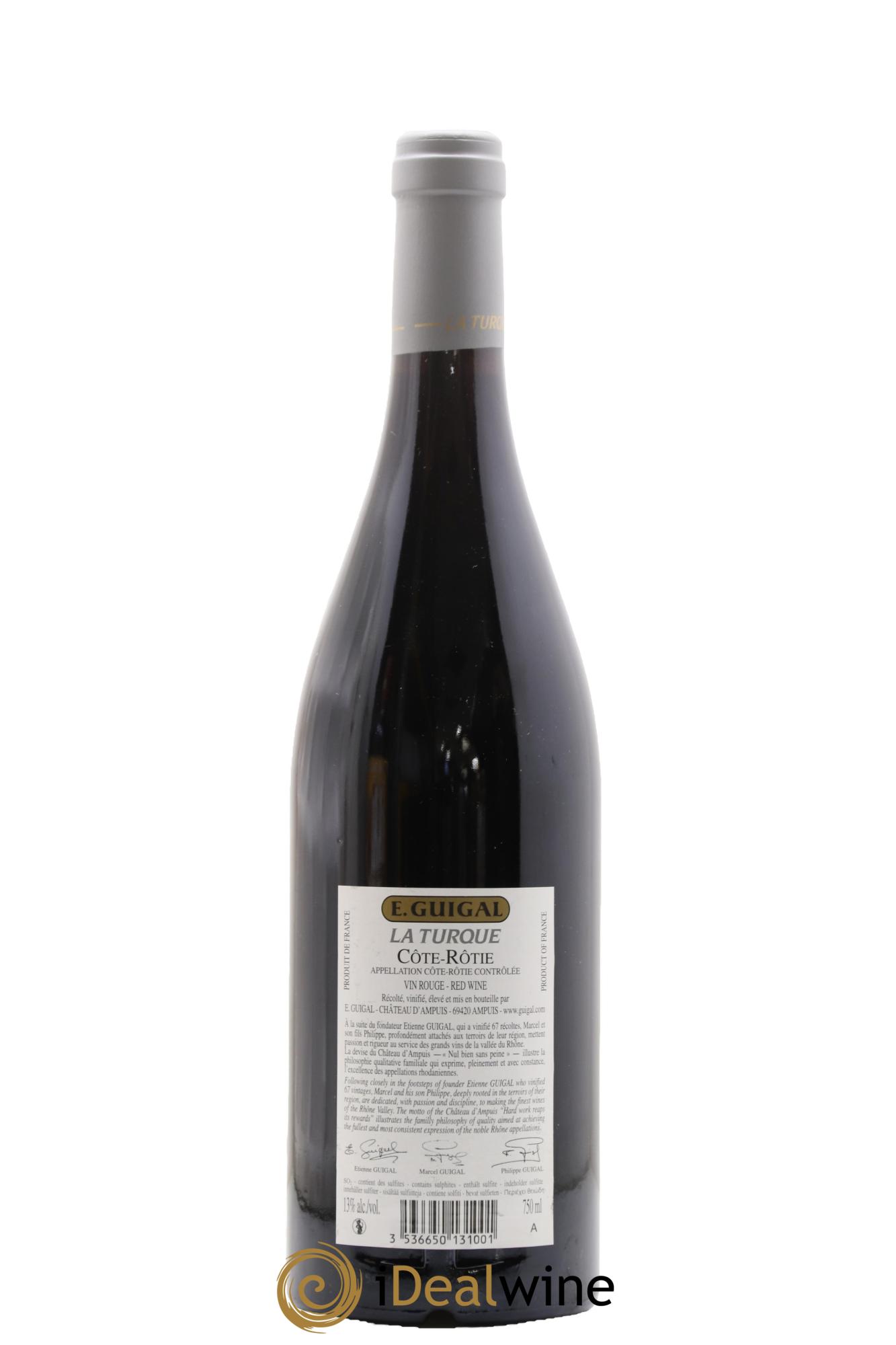 Côte-Rôtie La Turque Guigal 2011 - Lot de 1 bouteille - 1