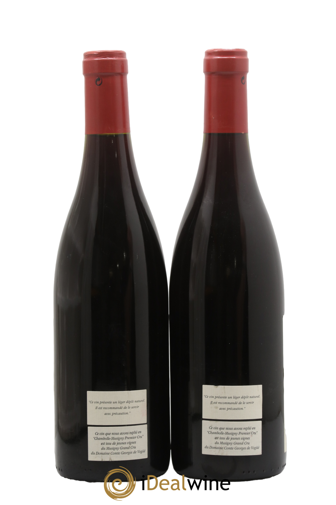 Chambolle-Musigny 1er Cru Comte Georges de Vogüé 2000 - Lot de 2 bouteilles - 1