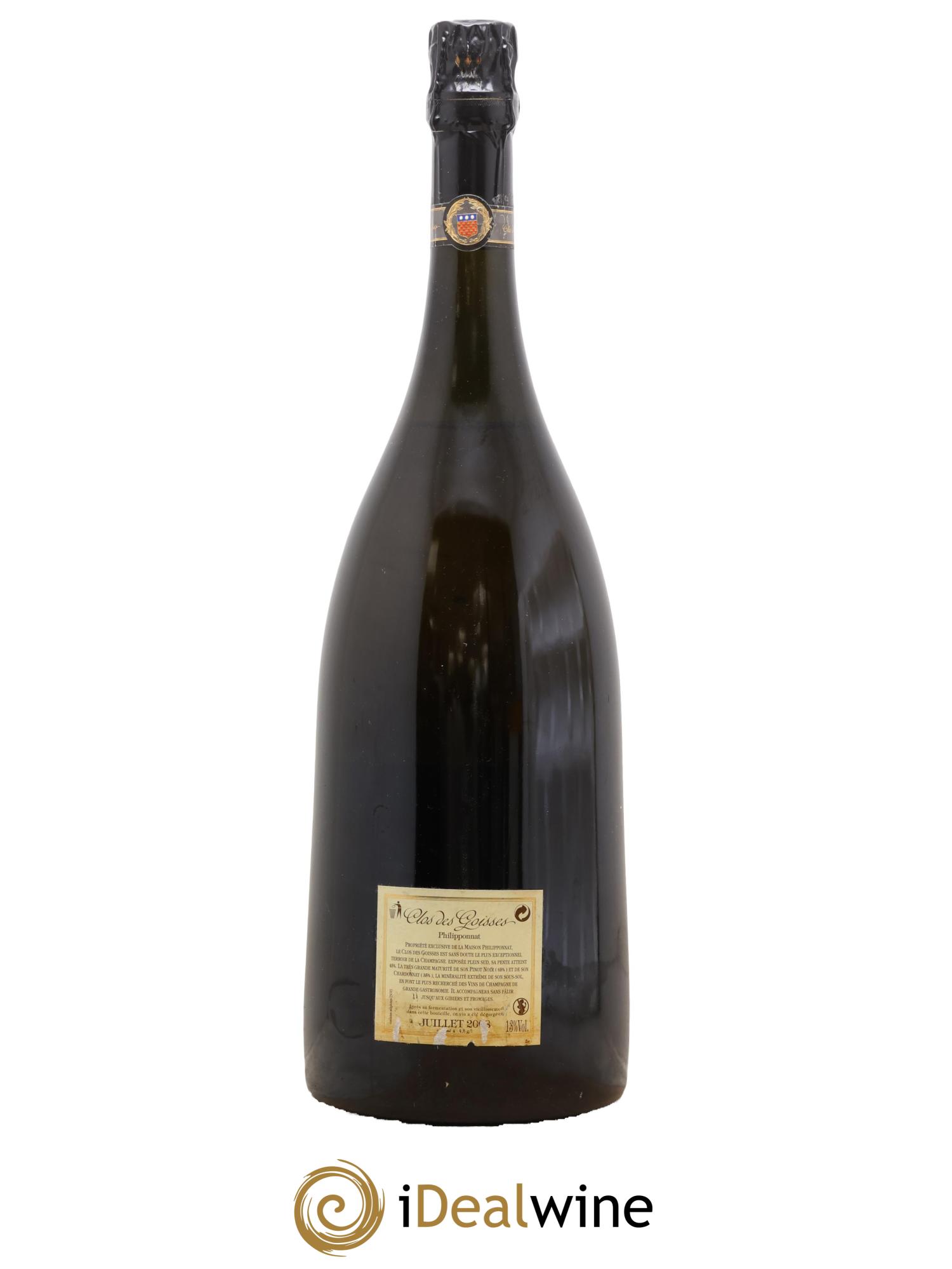 Clos des Goisses Philipponnat 1998 - Lot de 1 magnum - 1