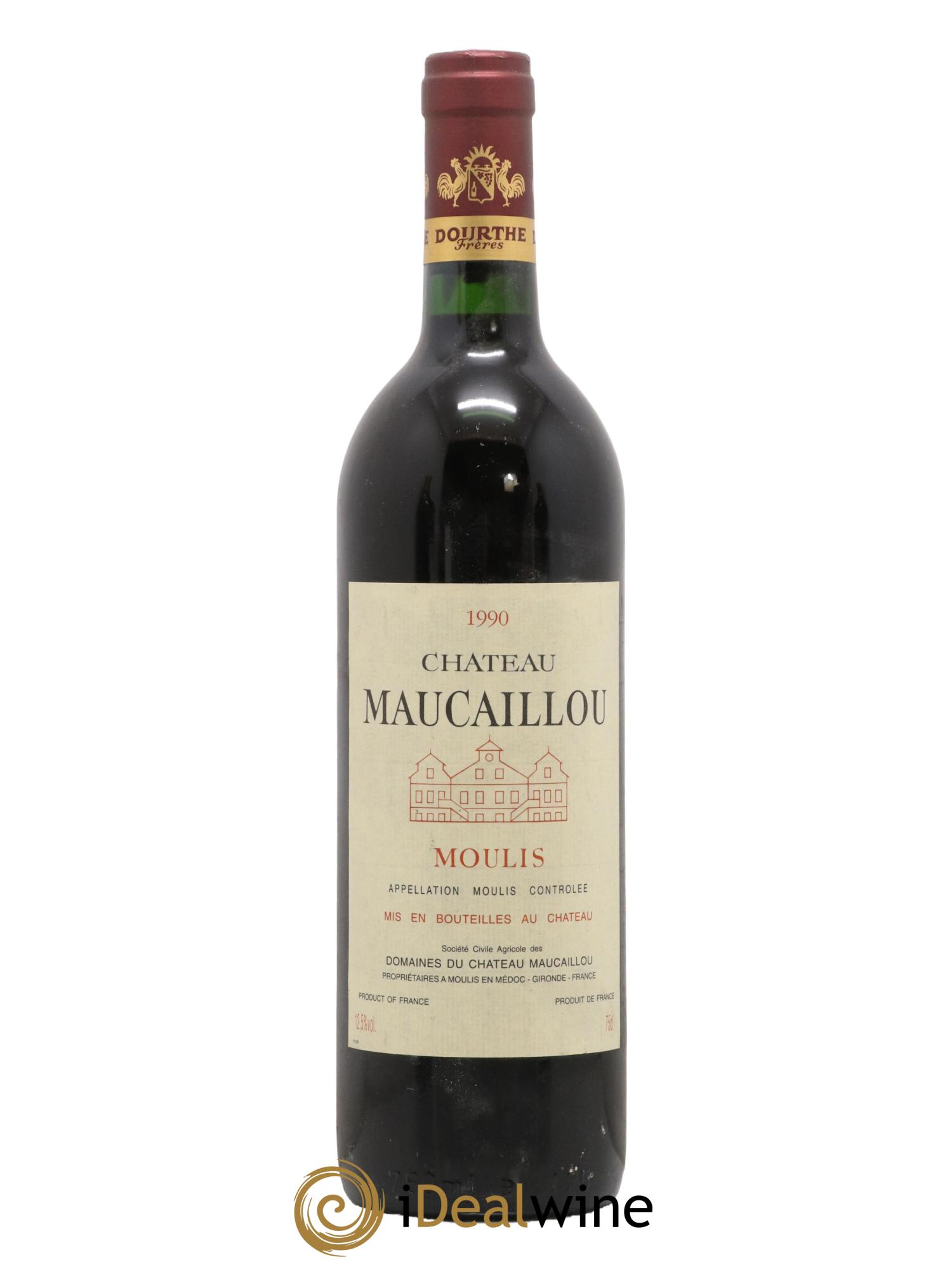 Château Maucaillou 1990 - Posten von 1 Flasche - 0
