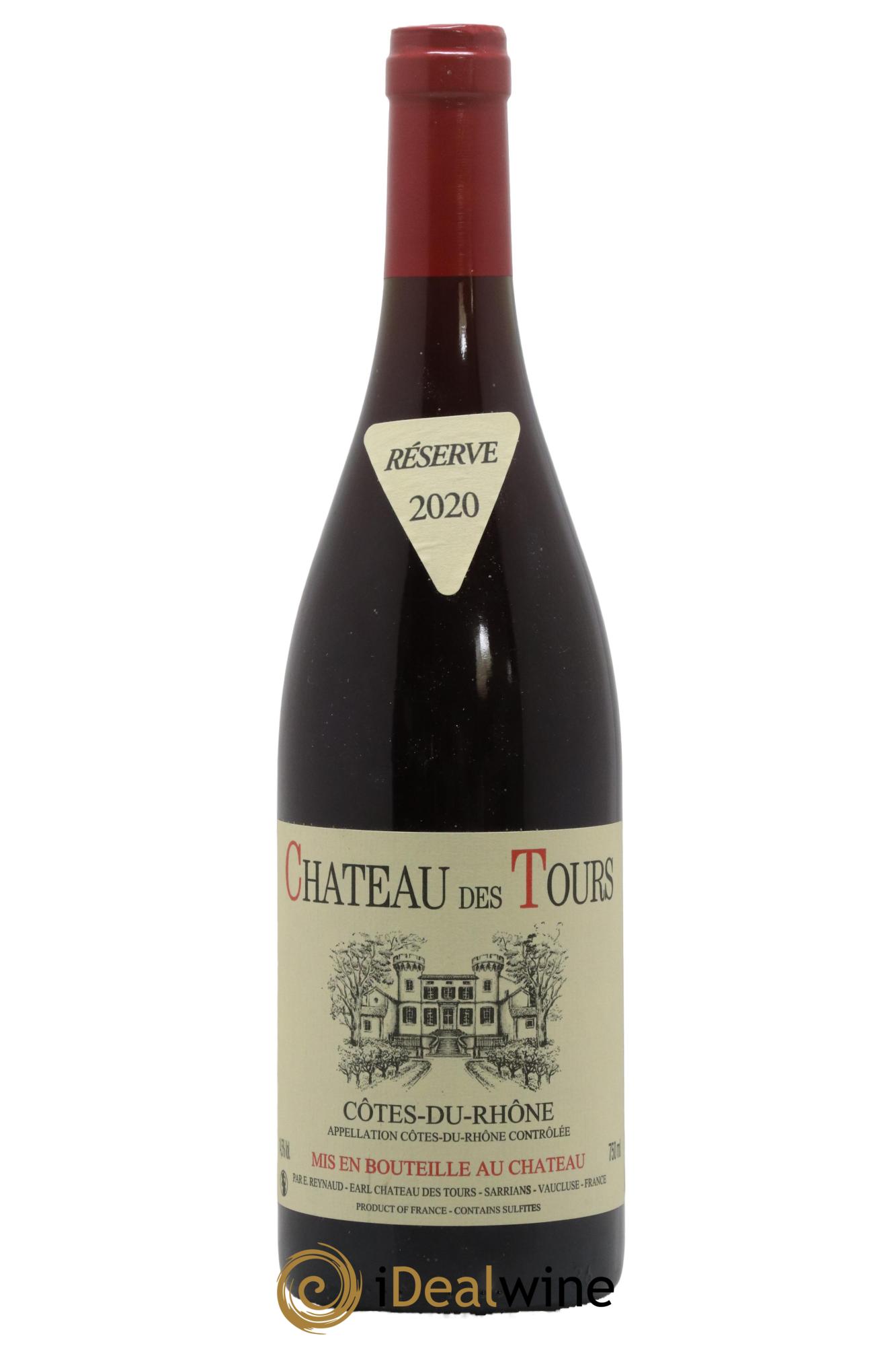 Côtes-du-Rhône Château des Tours Emmanuel Reynaud 2020 - Lot de 1 bouteille - 0