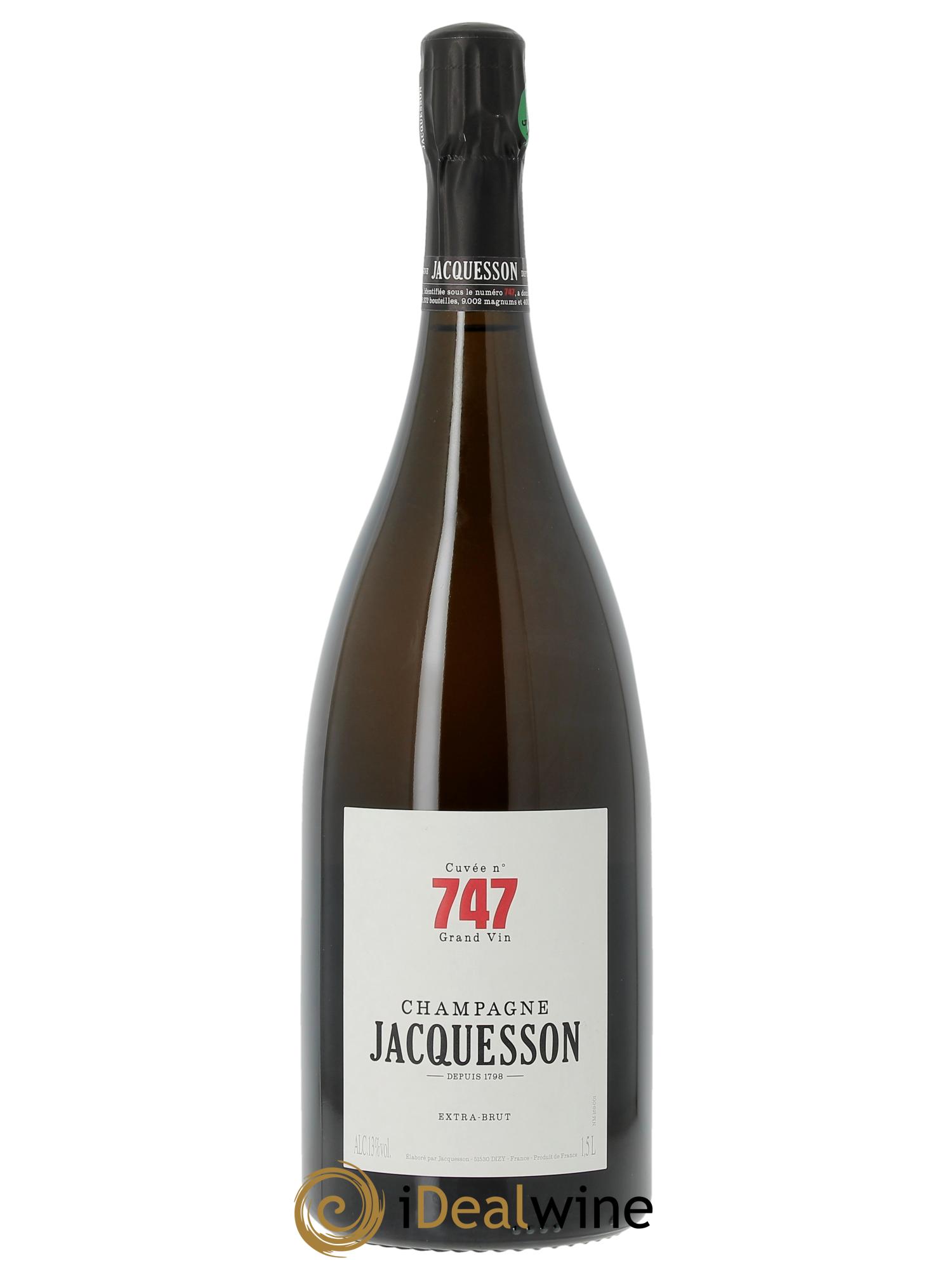 Cuvée 747 Extra-Brut Jacquesson - Lot de 1 magnum - 0