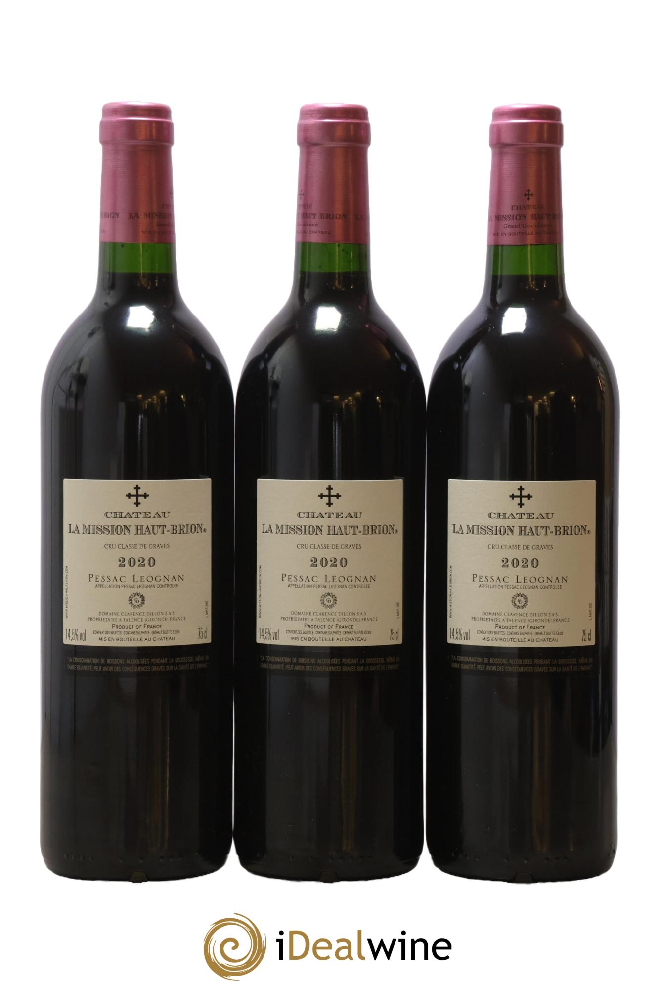 Château la Mission Haut-Brion Cru Classé de Graves 2020 - Lotto di 6 bottiglie - 4