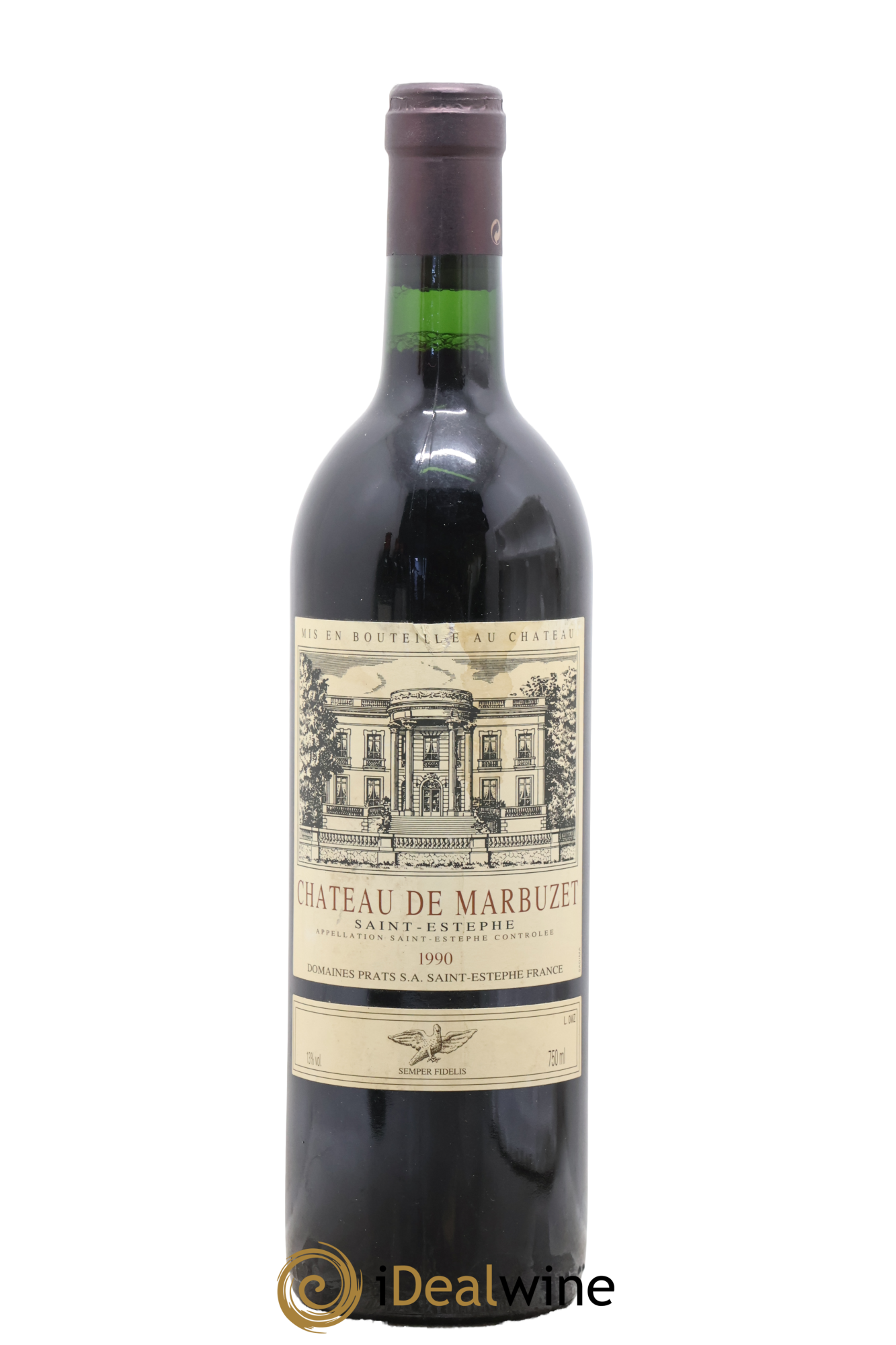 Château de Marbuzet Cru Bourgeois 1990 - Lot of 1 bottle - 0