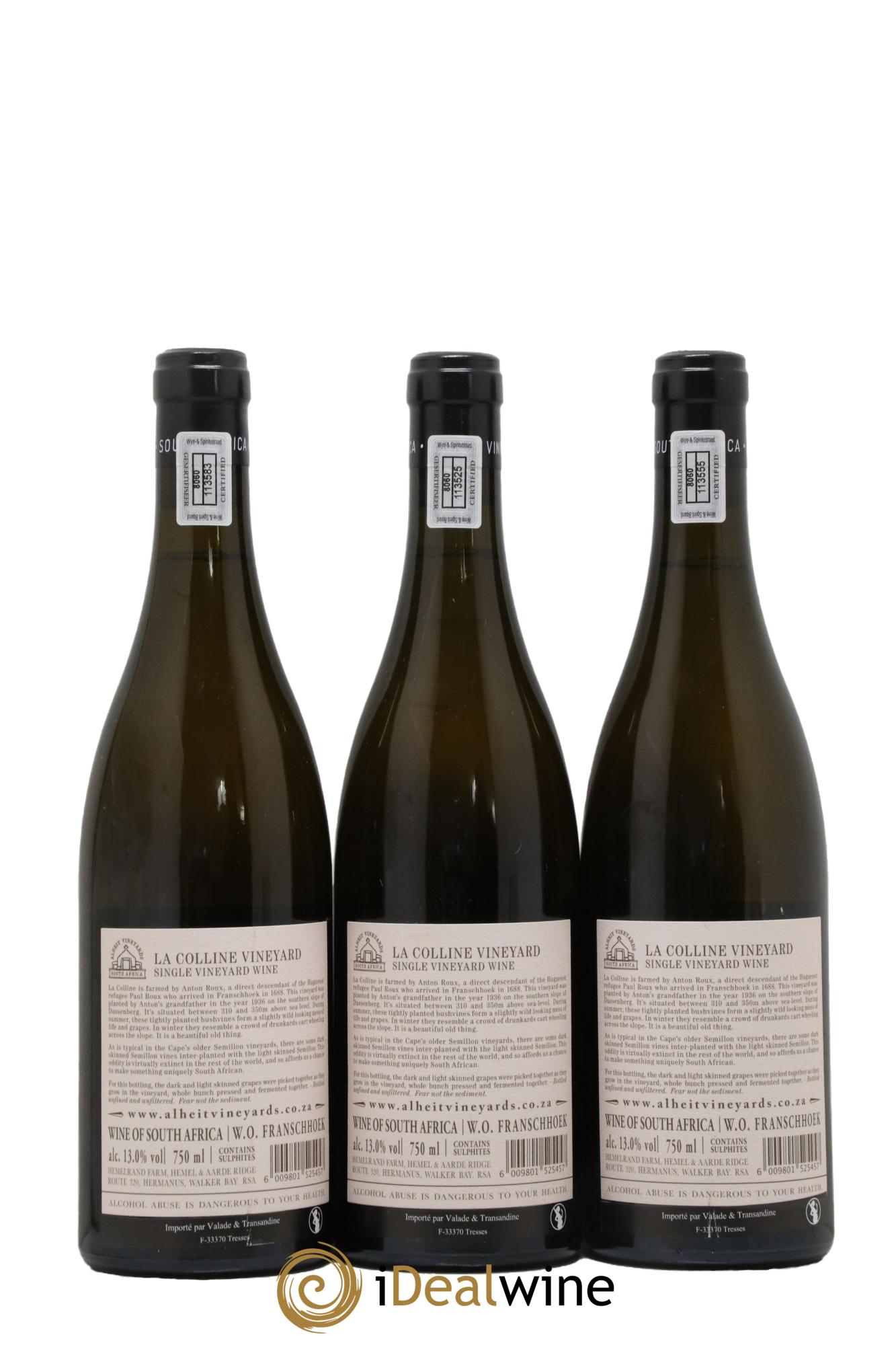 Afrique du Sud La Colline Alheit 2016 - Posten von 3 Flaschen - 1