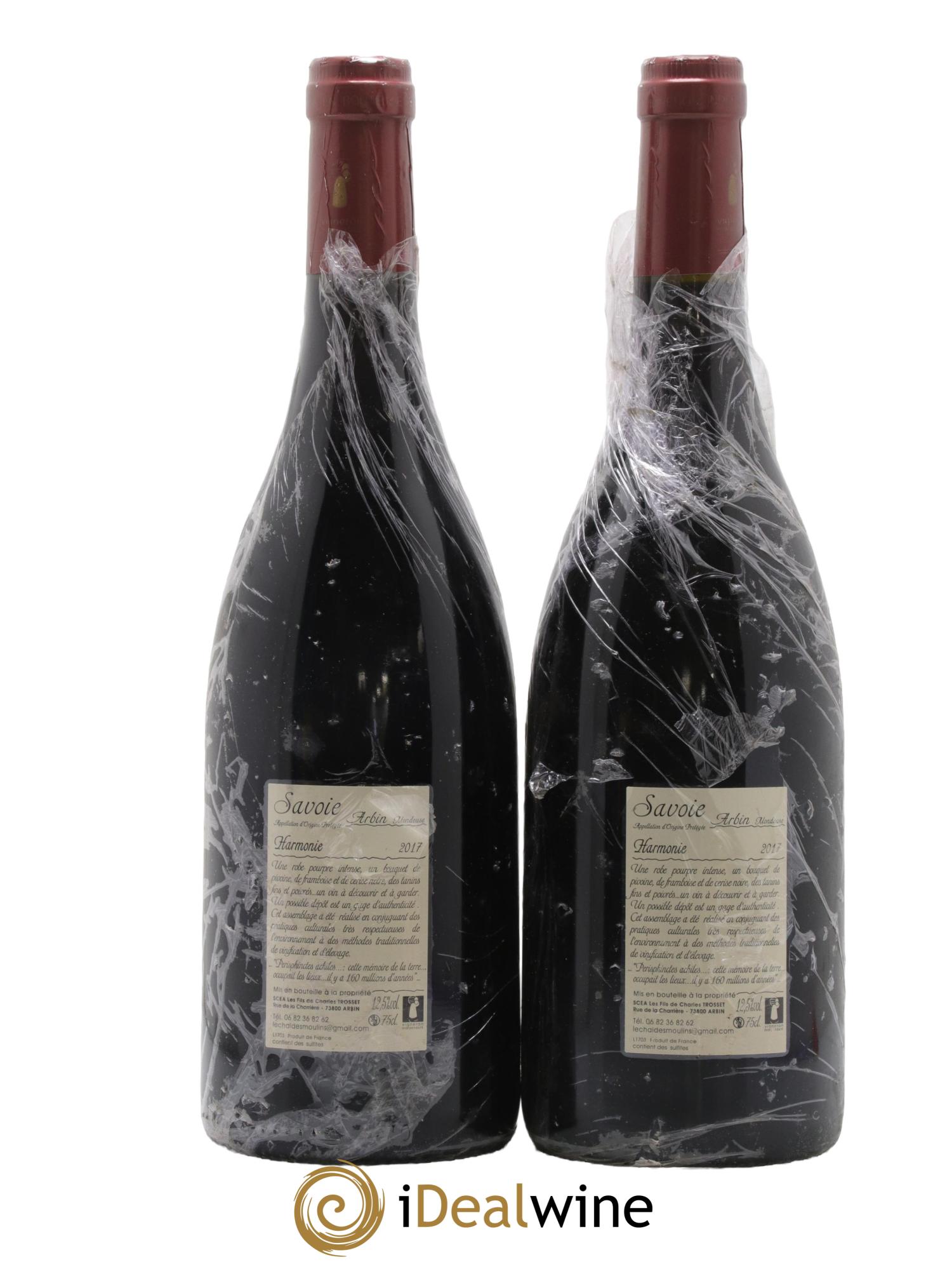 Vin de Savoie Arbin Harmonie Trosset  2017 - Lot of 2 bottles - 1