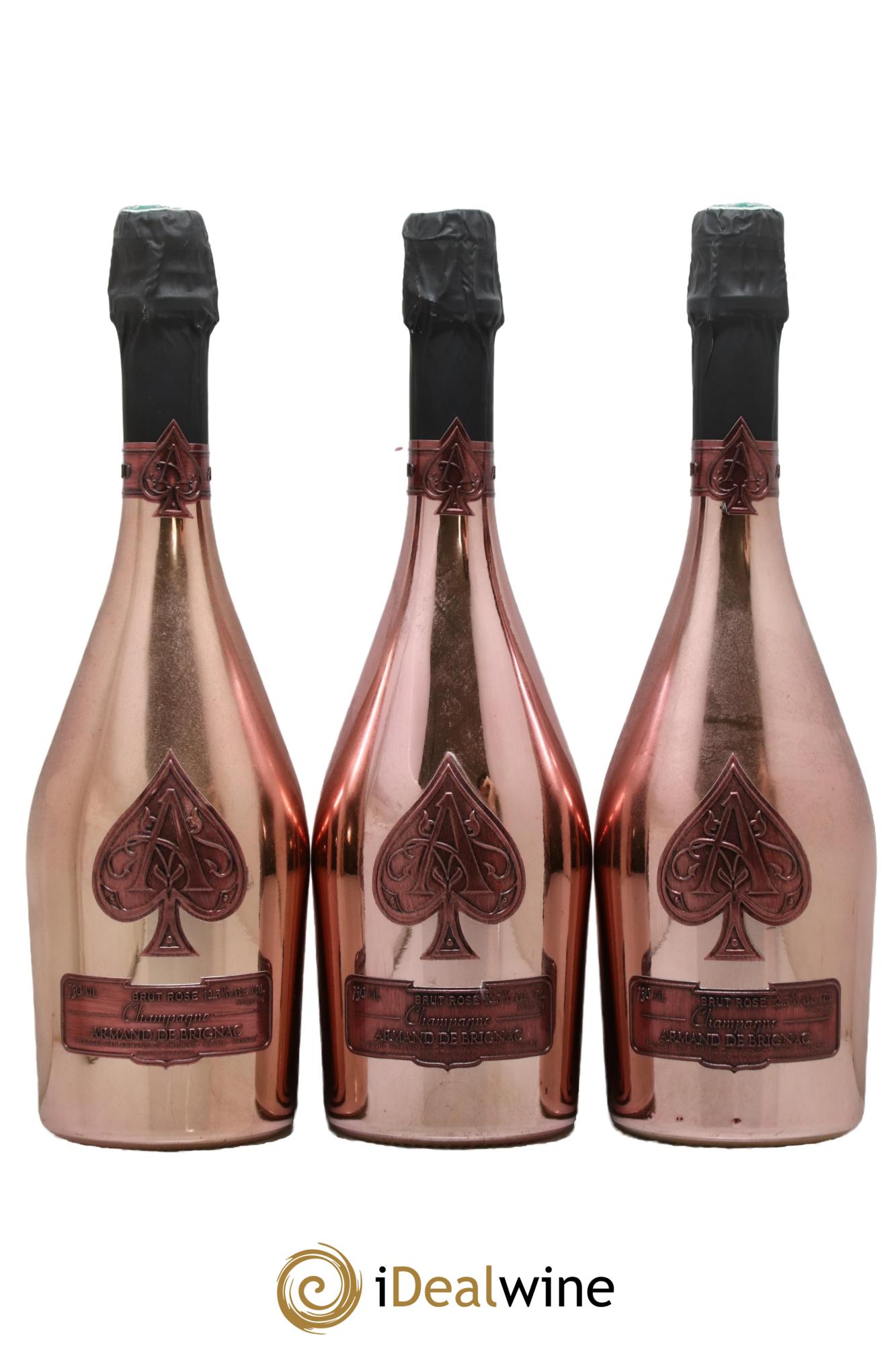 Rosé Brut Armand de Brignac - Lotto di 3 bottiglie - 0