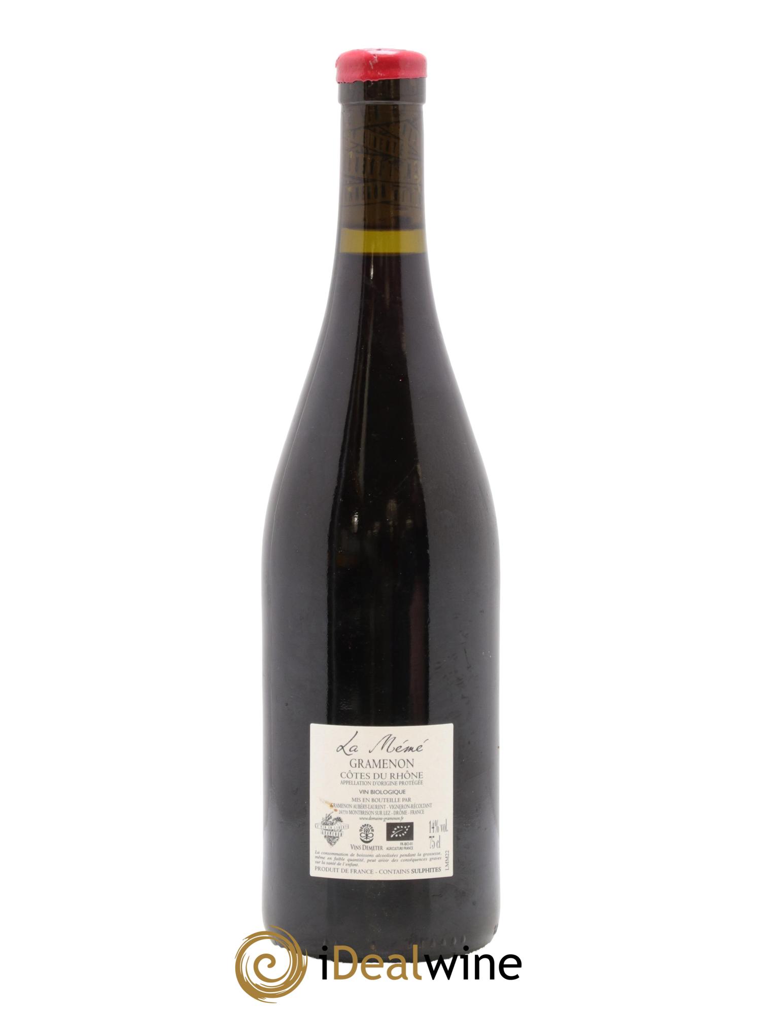 Côtes-du-Rhône La Mémé Ceps Centenaires Gramenon (Domaine) 2022 - Lot de 1 bouteille - 1