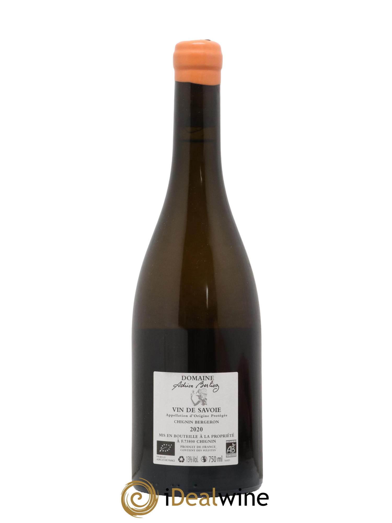 Vin de Savoie Chignin-Bergeron Raipoumpou Adrien Berlioz 2020 - Lotto di 1 bottiglia - 1