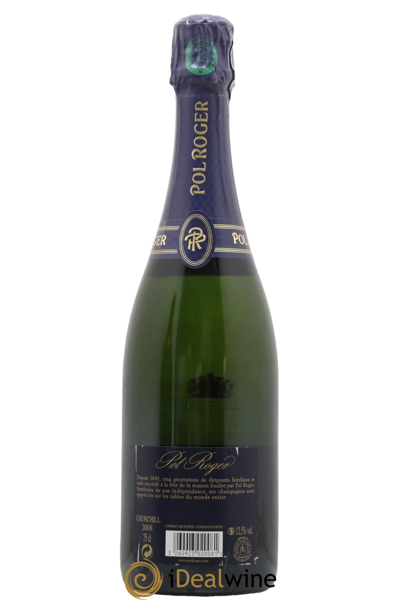 Cuvée Winston Churchill Pol Roger 2008 - Lotto di 1 bottiglia - 1