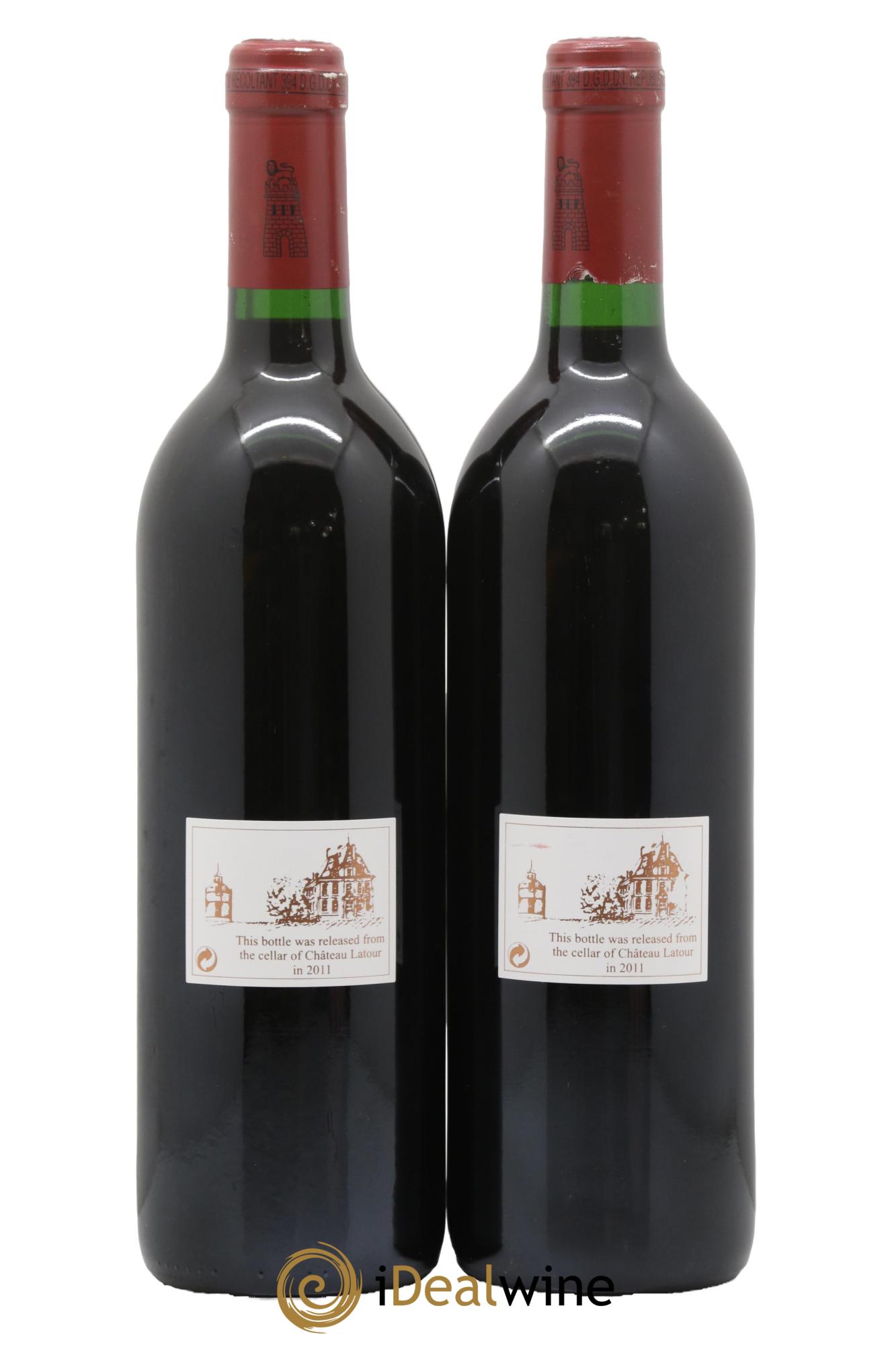 Château Latour 1er Grand Cru Classé 1990 - Lot de 2 bouteilles - 1