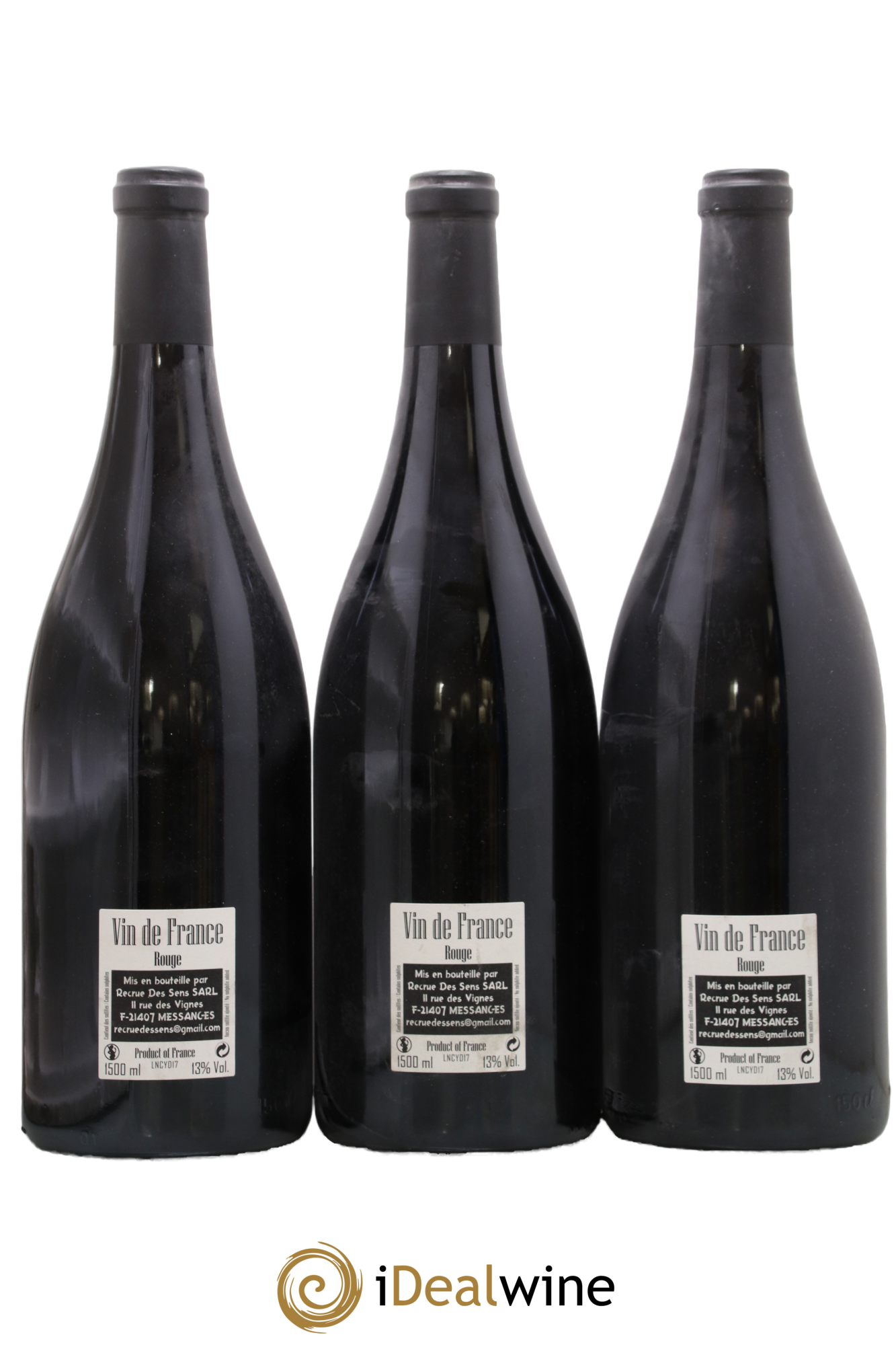 Vin de France Night Cost Yann Durieux - Recrue des Sens 2017 - Lot de 3 magnums - 1