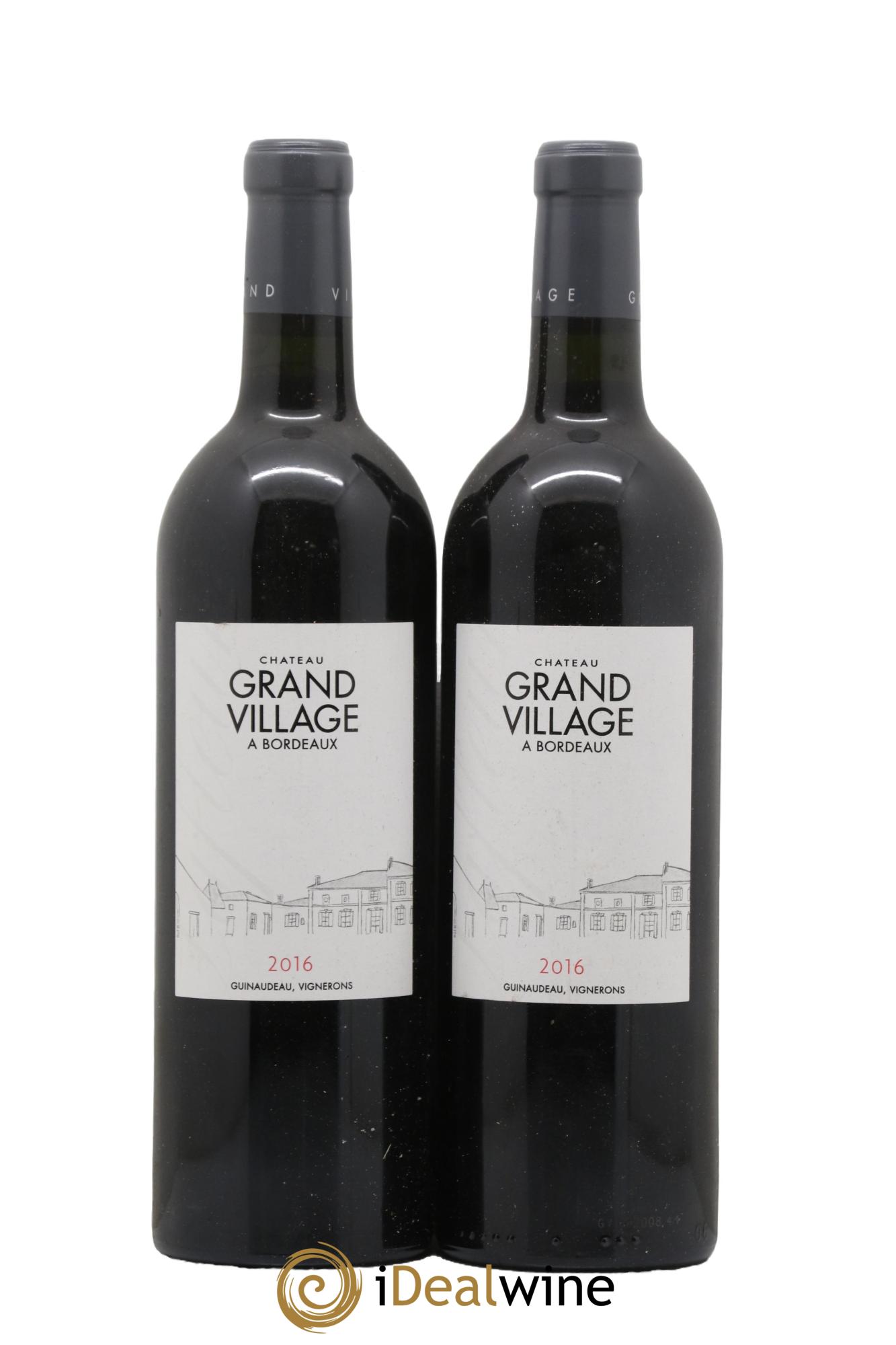 Château Grand Village 2016 - Lot de 2 bouteilles - 0