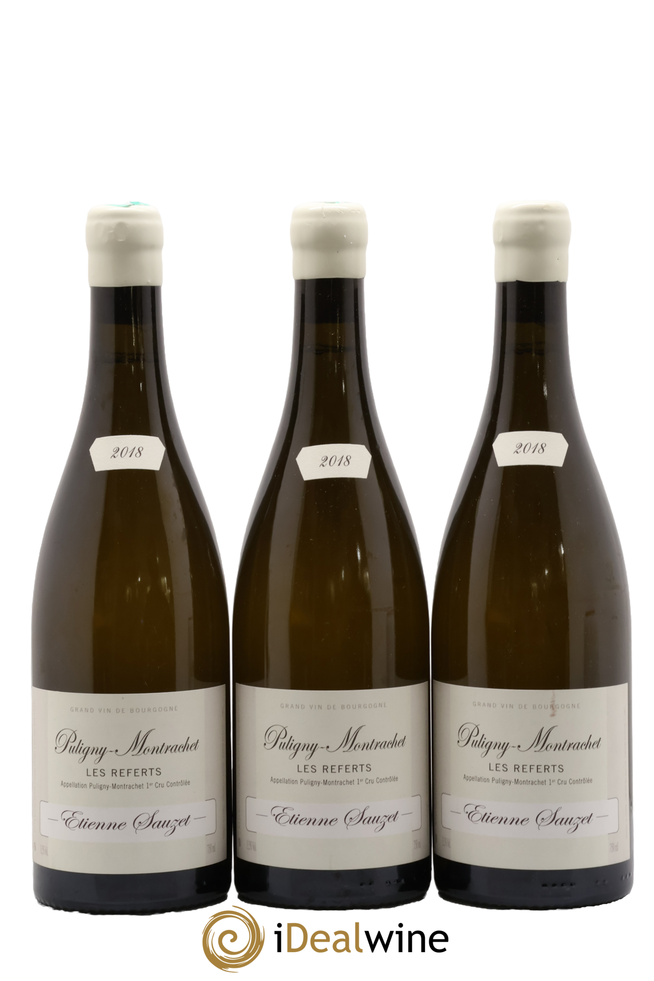 Puligny-Montrachet 1er Cru Les Referts Etienne Sauzet 2018 - Posten von 3 Flaschen - 0