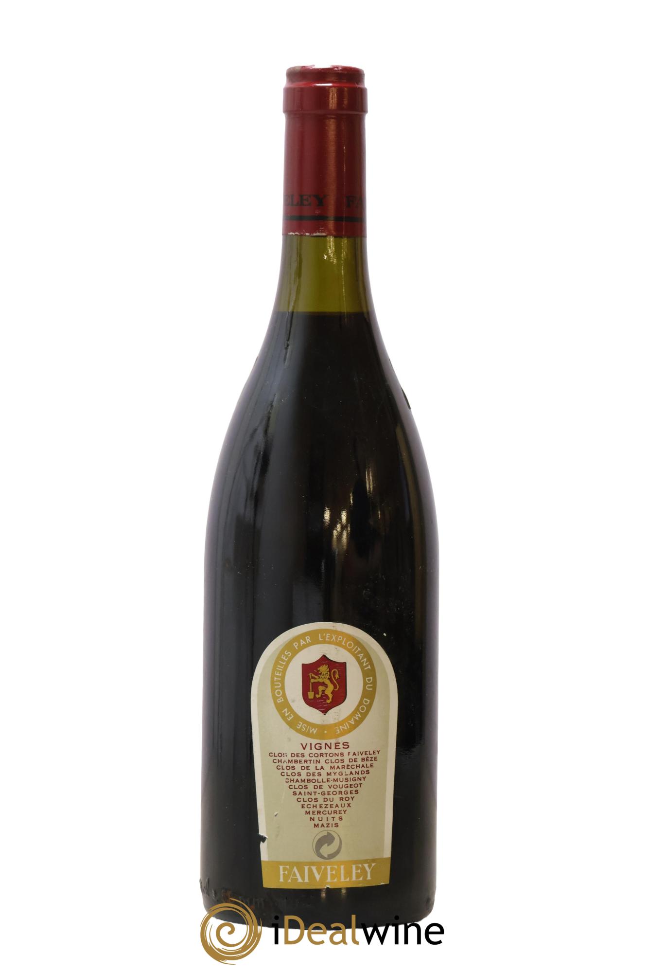 Corton Grand Cru Clos des Cortons Faiveley 1996 - Lot of 1 bottle - 1