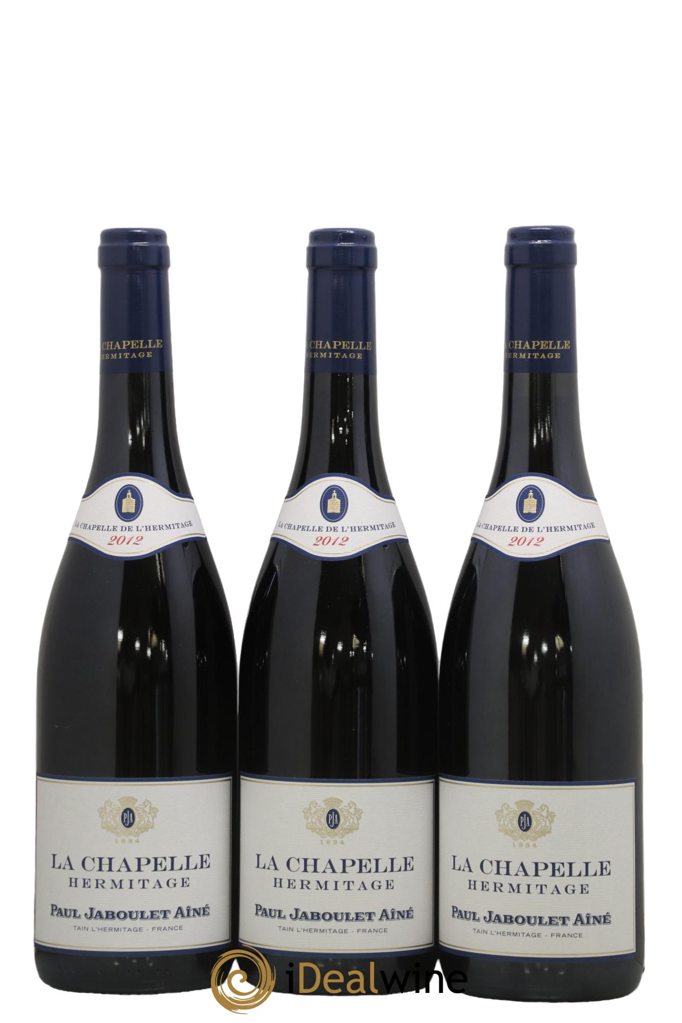 Hermitage La Chapelle Paul Jaboulet Ainé 2012 - Lotto di 3 bottiglie - 0