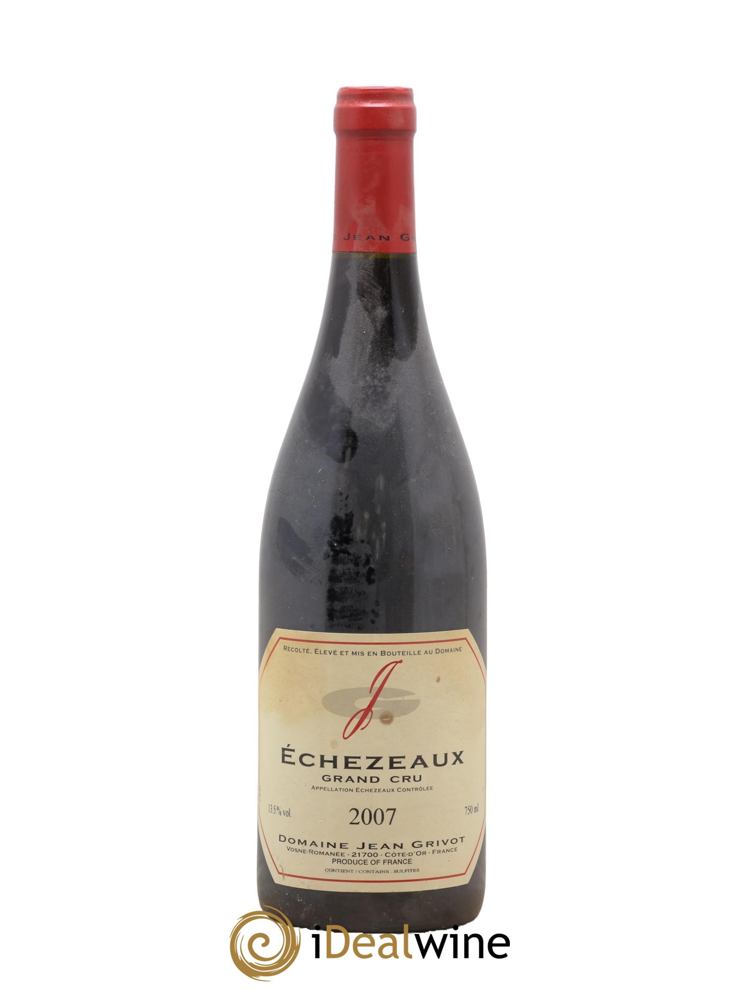 Echezeaux Grand Cru Jean Grivot 2007 - Lot de 1 bouteille - 0