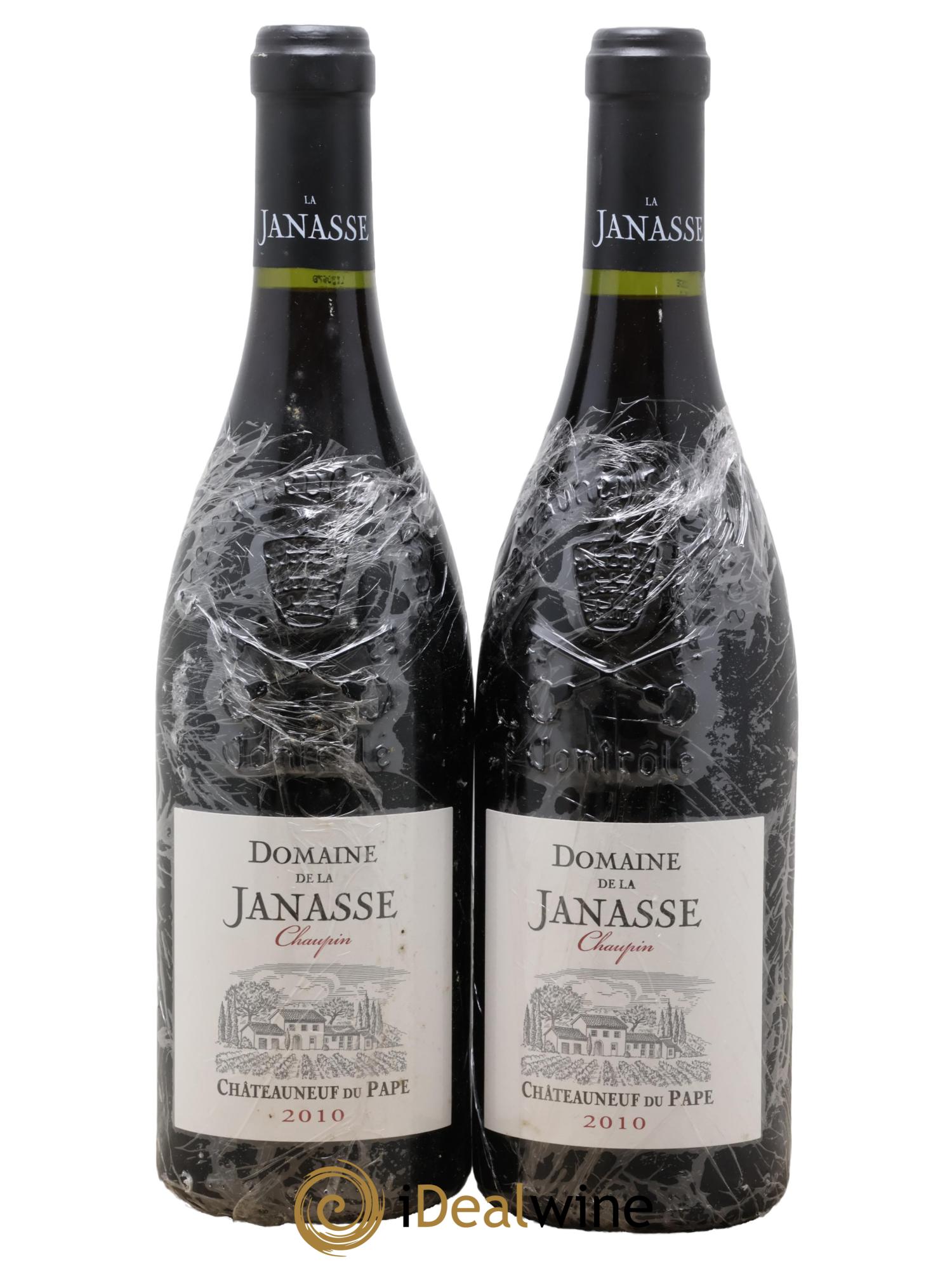 Châteauneuf-du-Pape Cuvée Chaupin La Janasse (Domaine de) 2010 - Lotto di 2 bottiglie - 0