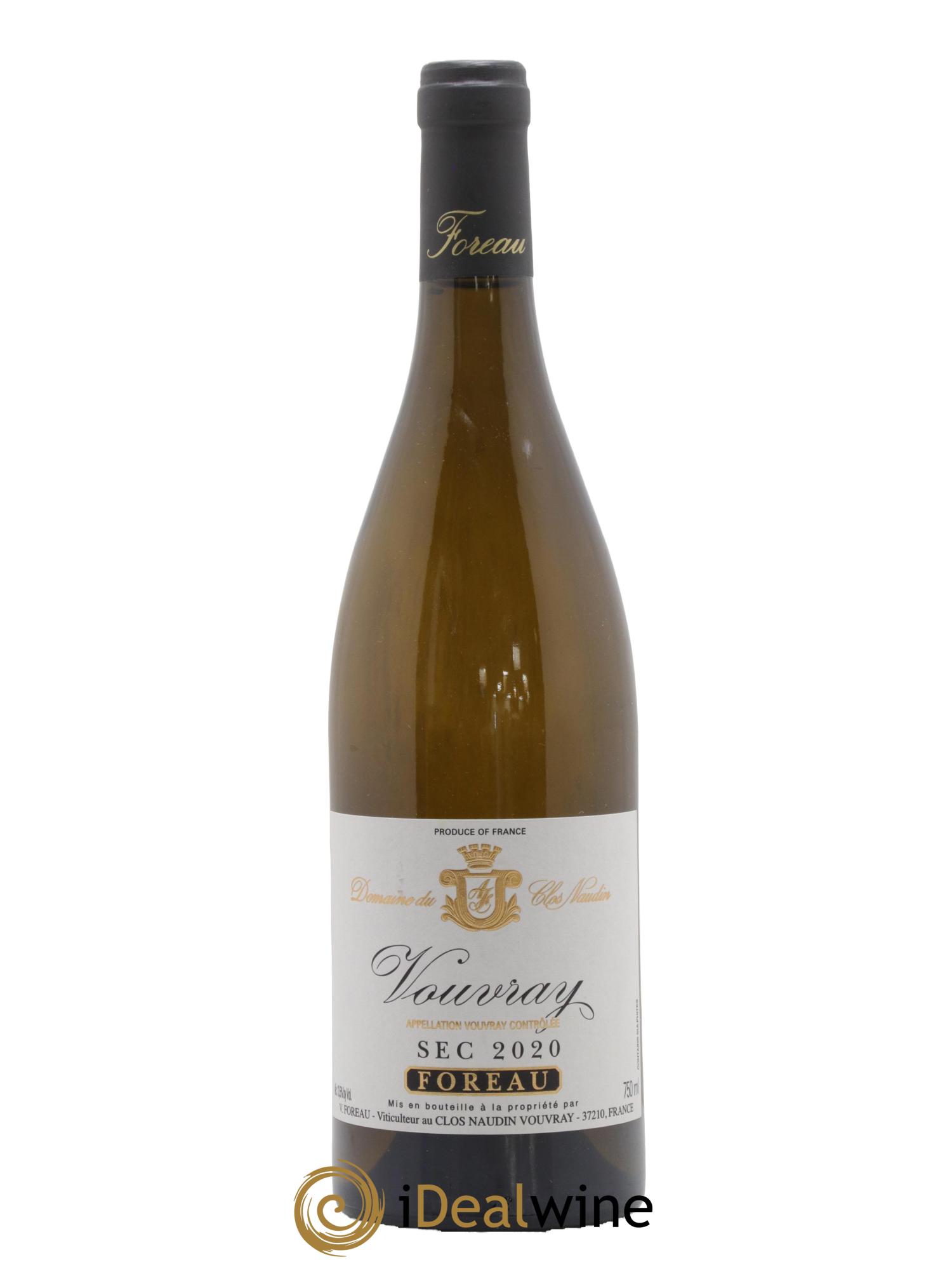 Vouvray Sec Clos Naudin - Philippe Foreau 2020 - Lotto di 1 bottiglia - 0