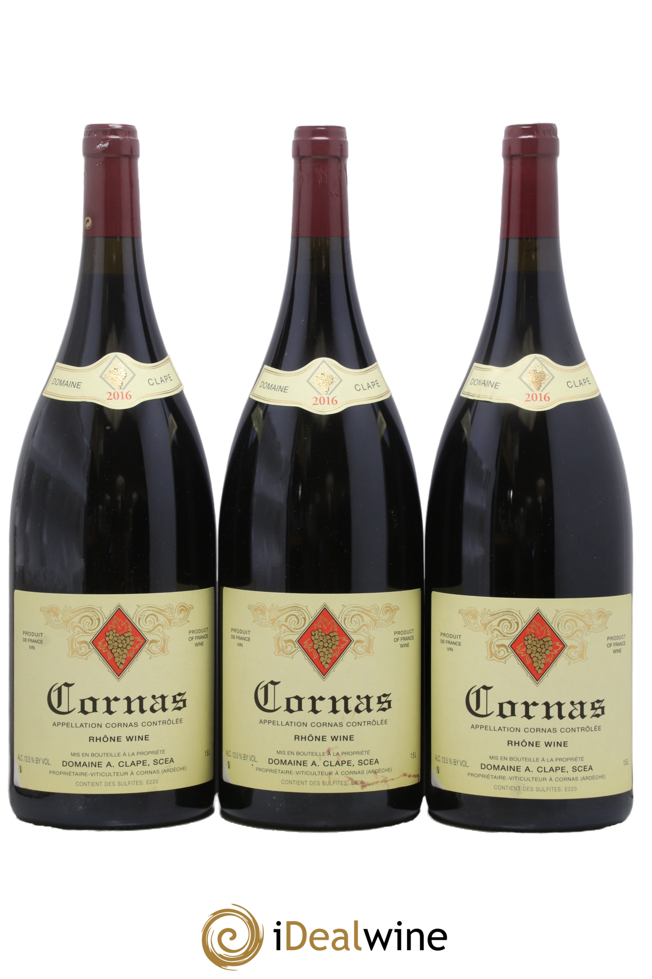 Cornas Auguste Clape 2016 - Lot de 3 magnums - 0