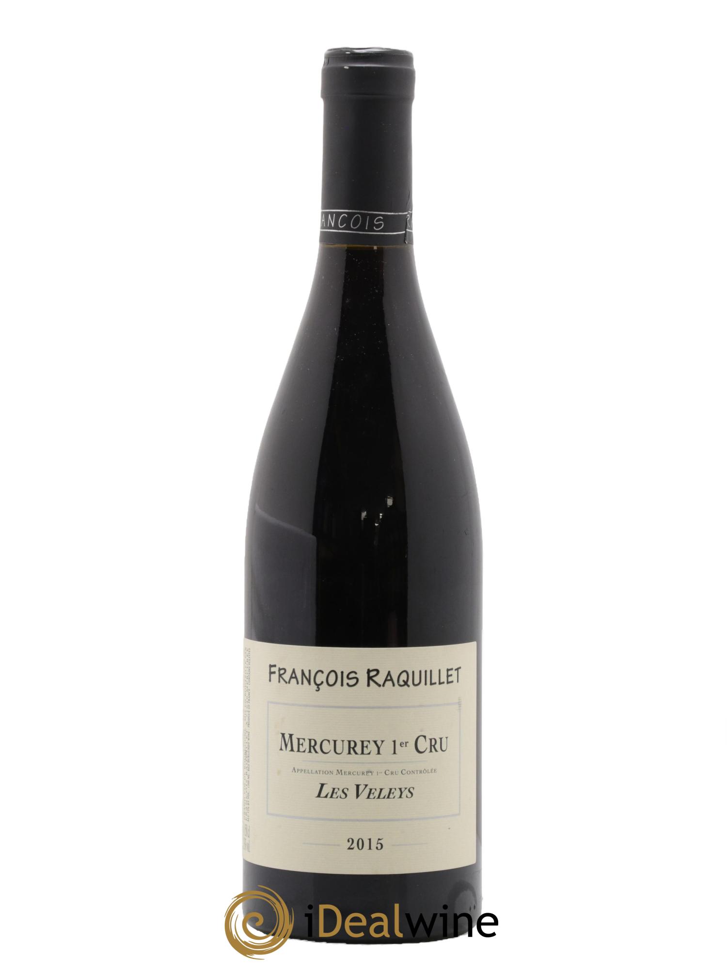 Mercurey 1er Cru Les Veleys François Raquillet 2015 - Lot de 1 bouteille - 0