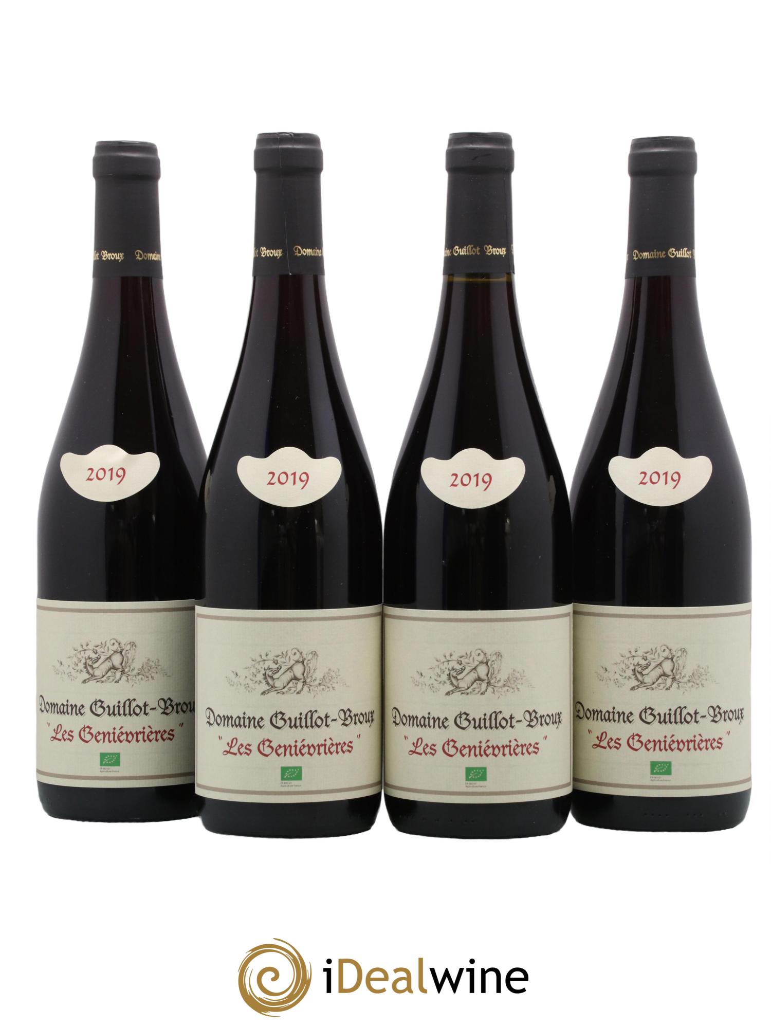 Bourgogne Les Geniévrières Guillot-Broux 2019 - Lot de 4 bouteilles - 0