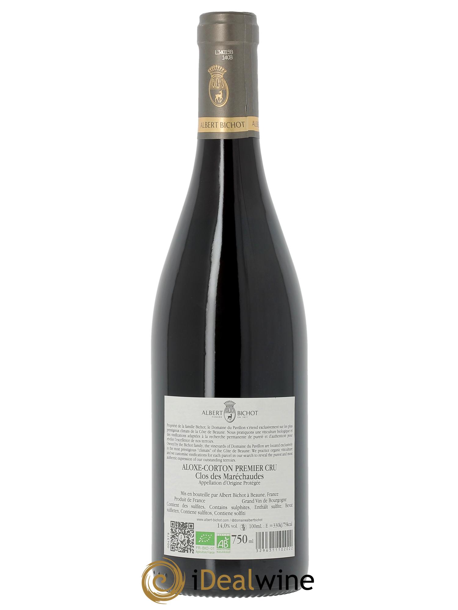 Aloxe-Corton 1er Cru Clos des Maréchaudes Domaine du Pavillon - Albert Bichot  2023 - Posten von 1 Flasche - 1