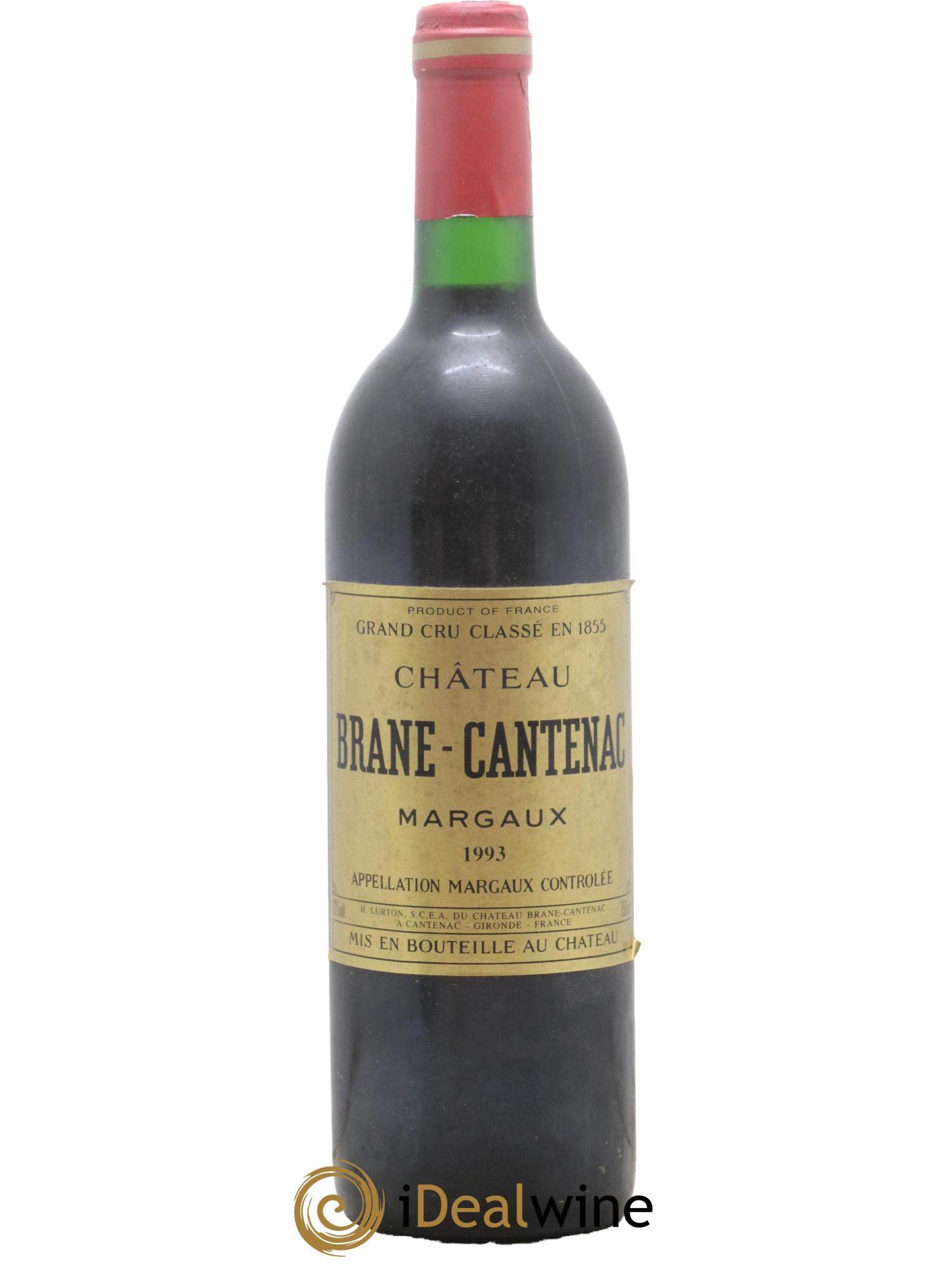Château Brane Cantenac 2ème Grand Cru Classé 1993 - Lot de 1 bouteille - 0