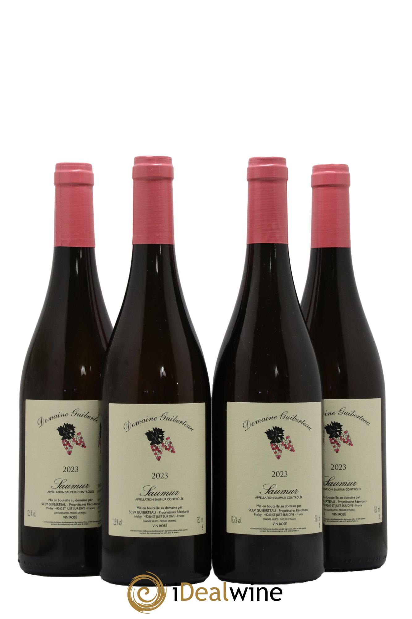 Saumur Domaine Guiberteau 2023 - Lot de 4 bouteilles - 0