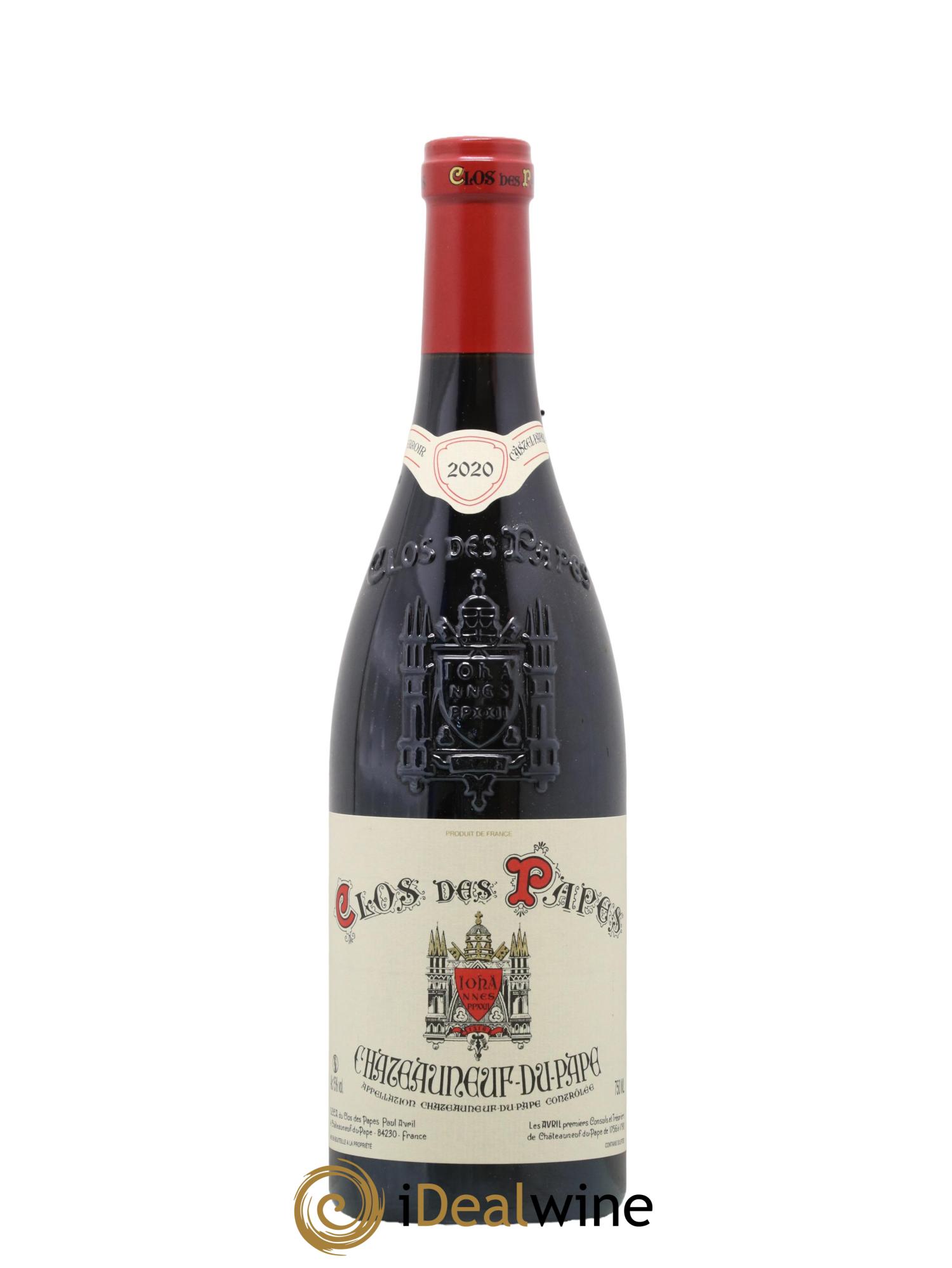 Châteauneuf-du-Pape Clos des Papes - Paul Avril 2020 - Lot de 1 bouteille - 0