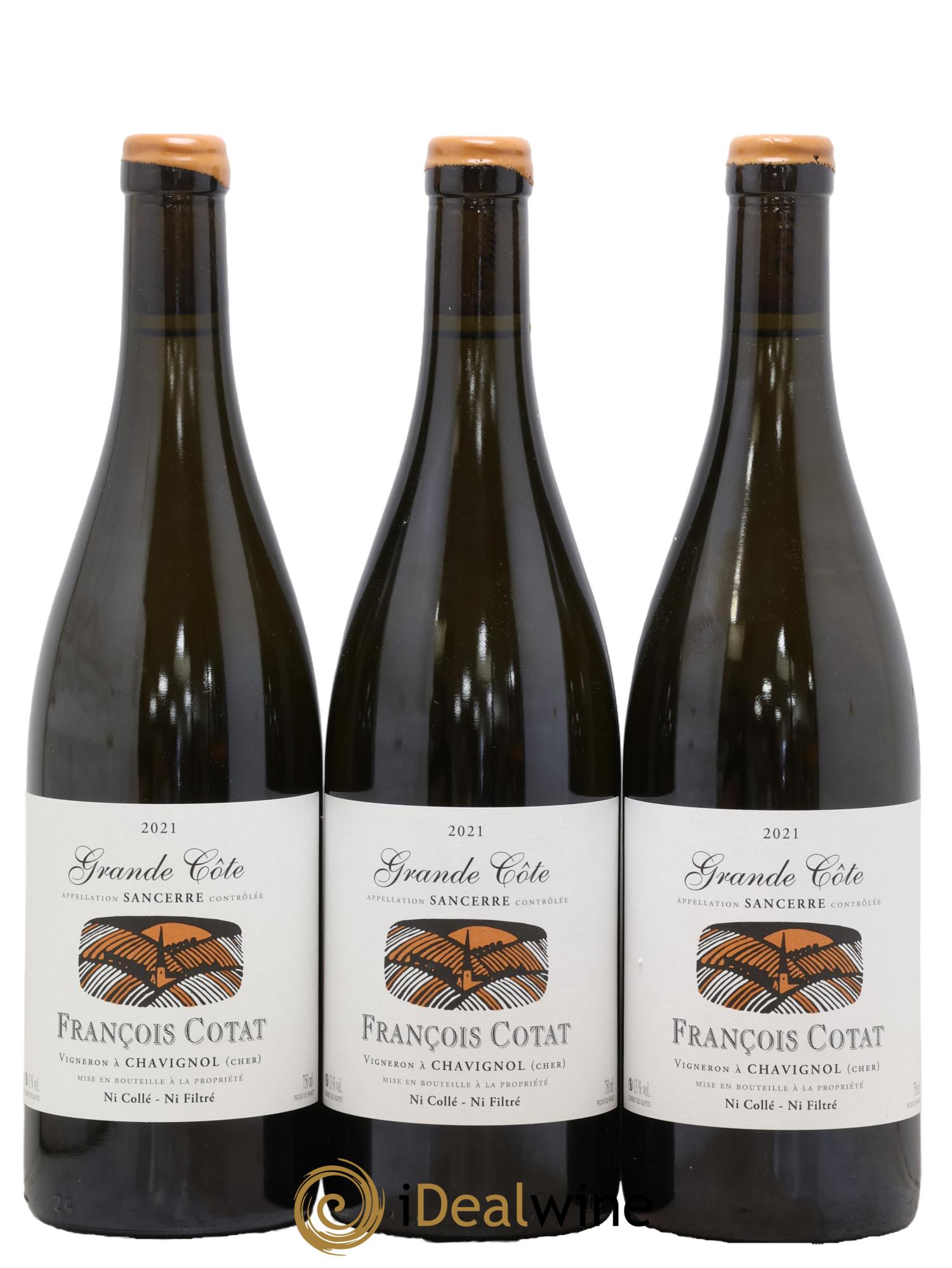 Sancerre La Grande Côte François Cotat 2021 - Lot of 3 bottles - 0