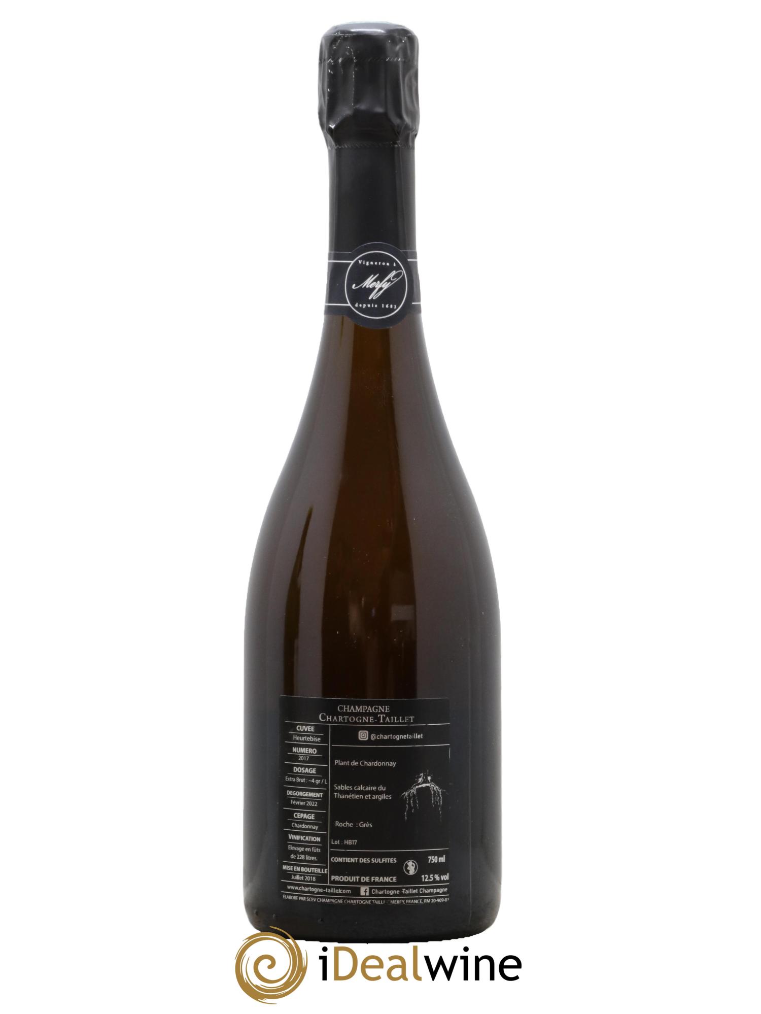 Heurtebise Blanc de Blancs Brut Chartogne-Taillet 2017 - Lot de 1 bouteille - 1