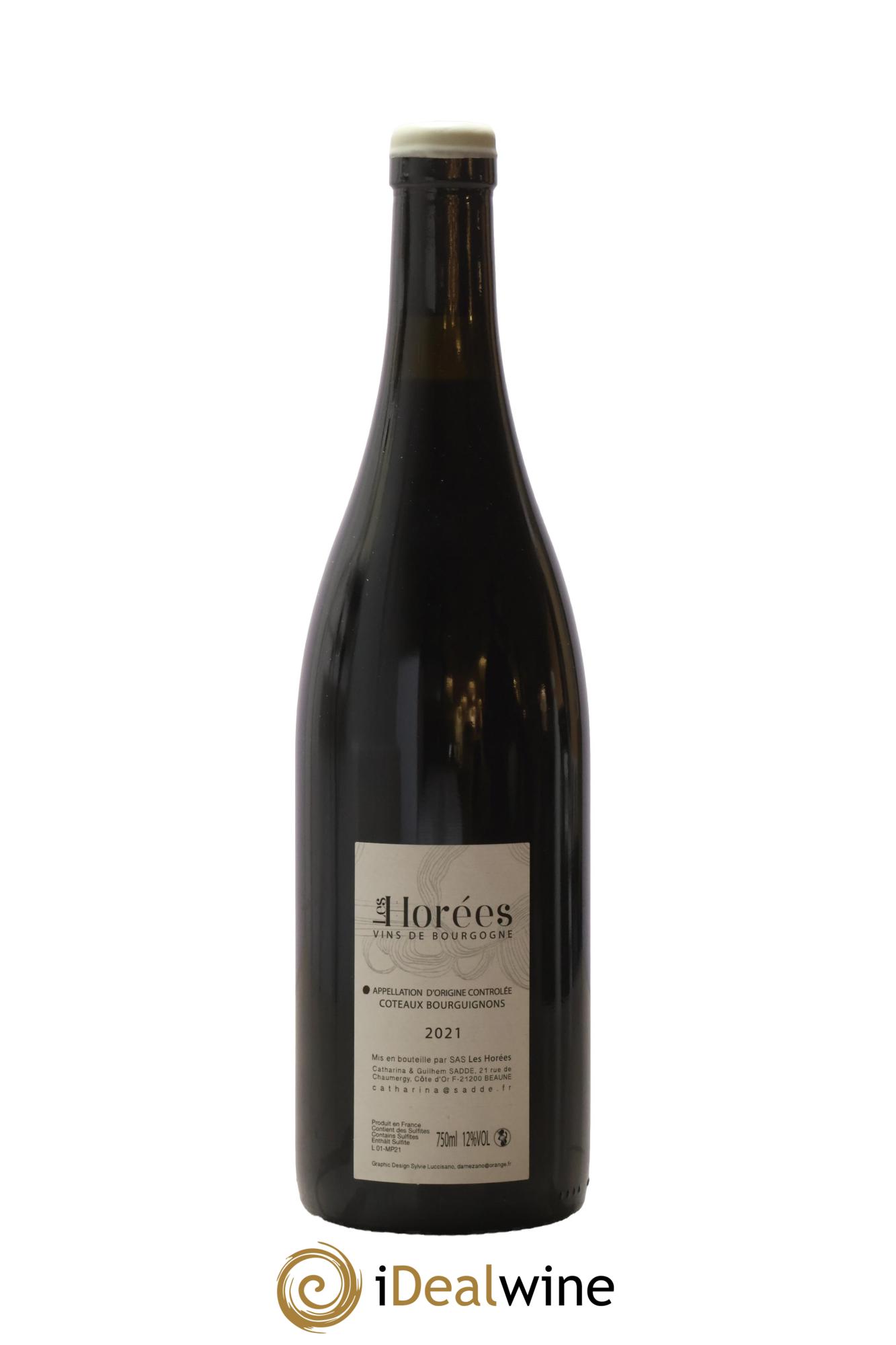 Côteaux Bourguignons Mon Poulain Les Horées 2021 - Lot de 1 bouteille - 1