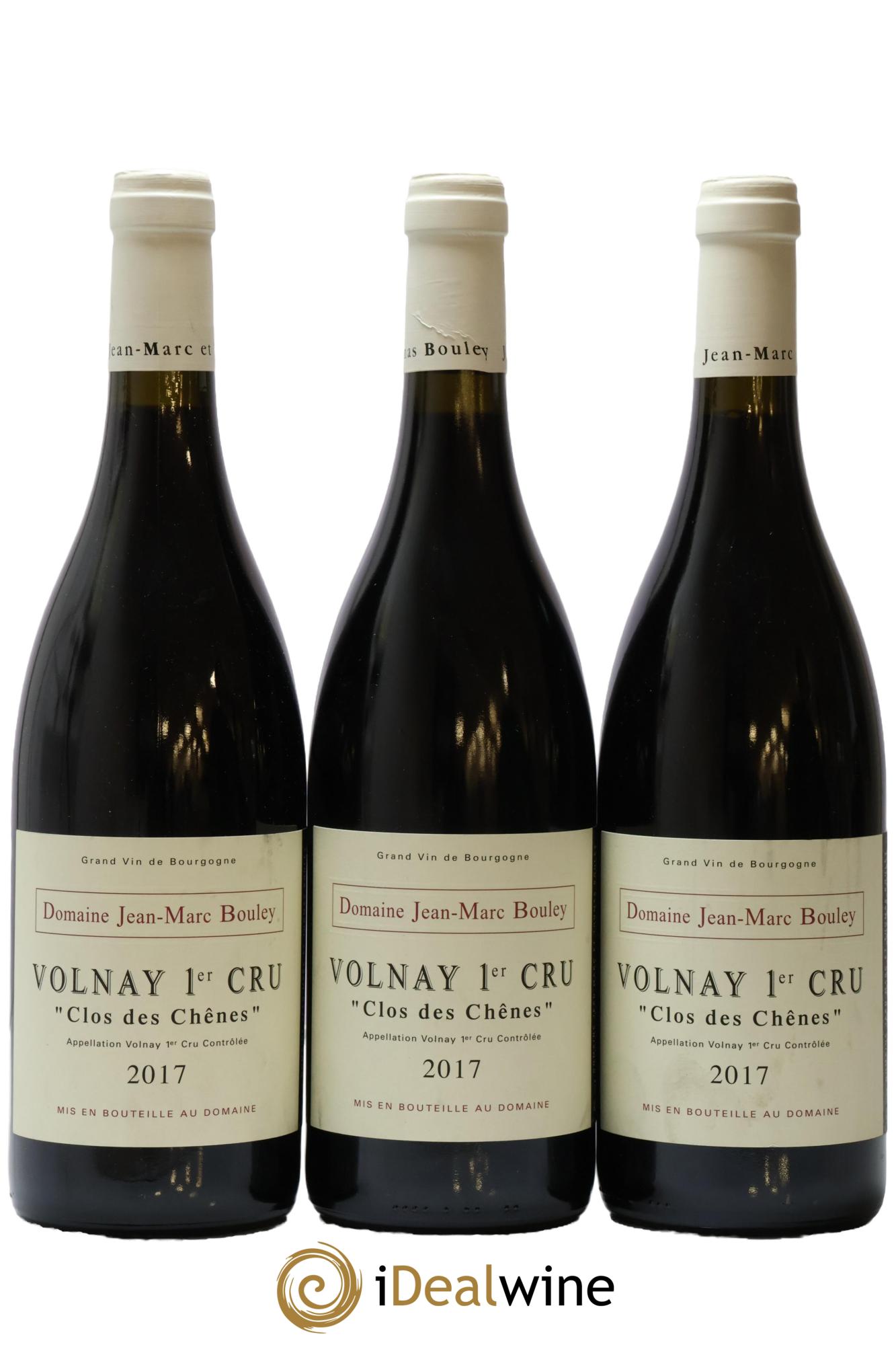 Volnay 1er Cru Clos des Chênes Bouley (Domaine) 2017 - Lot de 3 bouteilles - 0